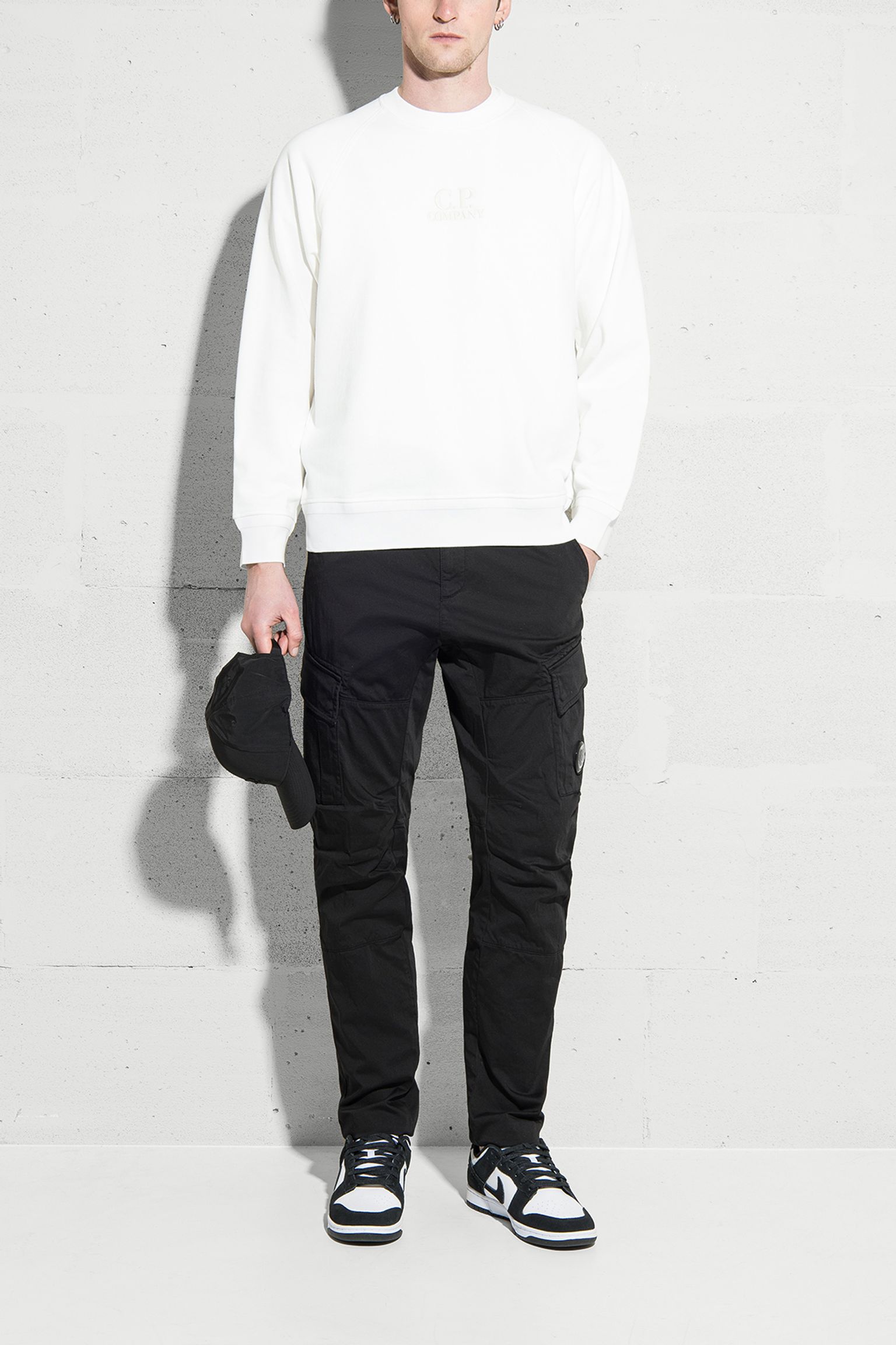 Свитшот DIAGONAL RAISED FLEECE CREW NECK LOGO купить в Украине