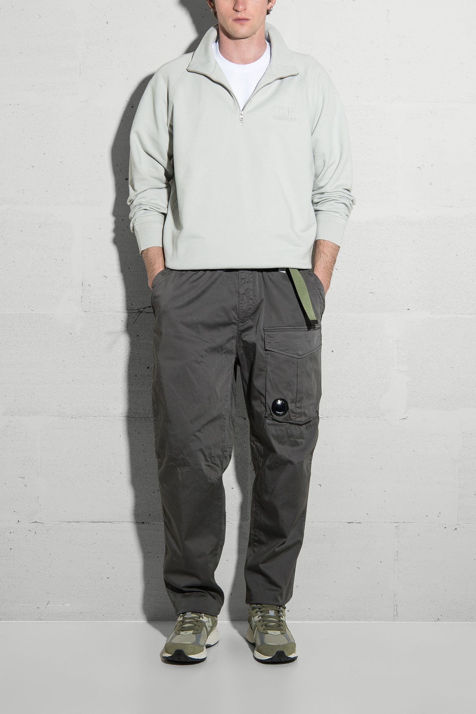 Світшот DIAGONAL RAISED FLEECE HALF ZIP LOGO SWEATSHIRT купити в Україні