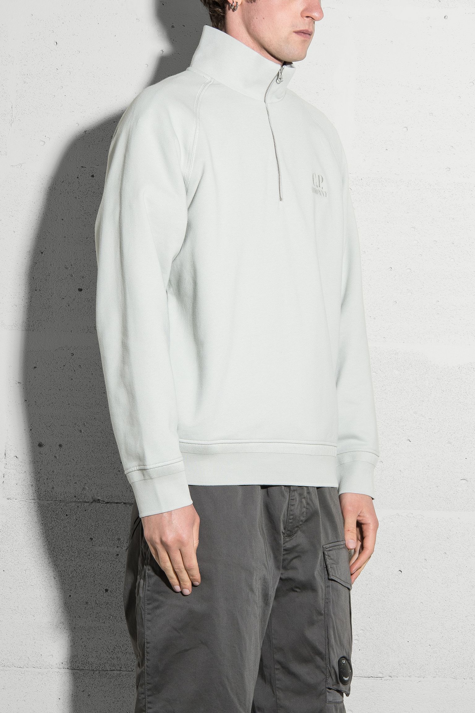 Світшот DIAGONAL RAISED FLEECE HALF ZIP LOGO SWEATSHIRT з доставкою