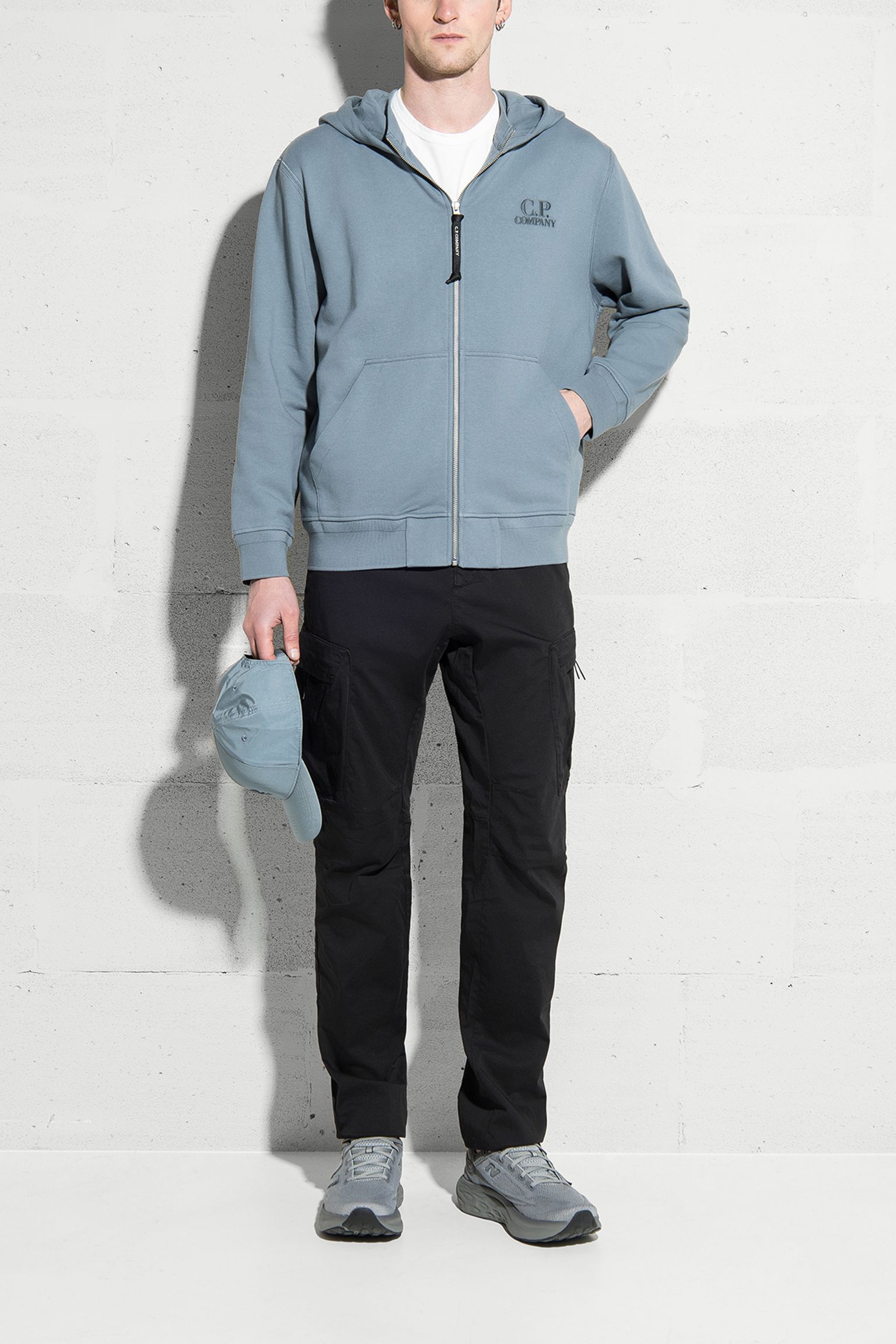 Спортивная кофта DIAGONAL RAISED FLEECE FULL ZIP LOGO купить в Украине