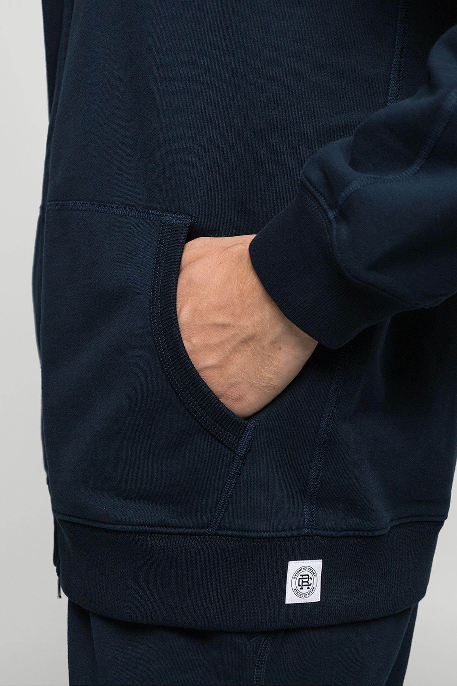 Широкий выбор Спортивная кофта REIGNING CHAMP MIDWEIGHT TERRY CLASSIC FULL ZIP HOODIE