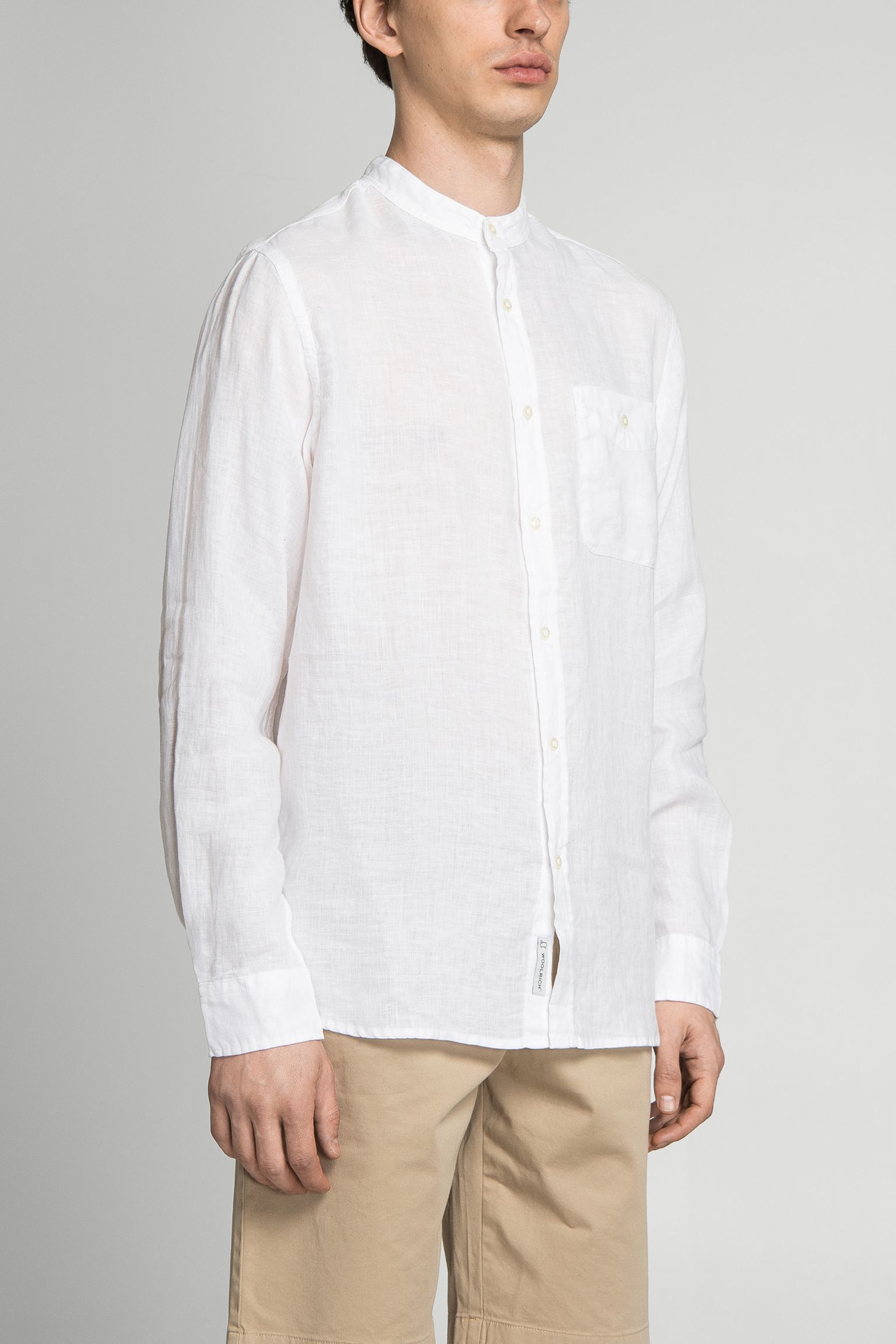 Рубашка BAND COLLAR LINEN SHIRT GD с доставкой