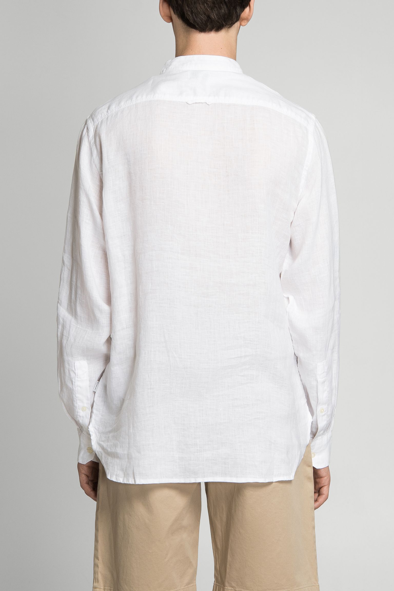 Стильные Рубашка BAND COLLAR LINEN SHIRT GD
