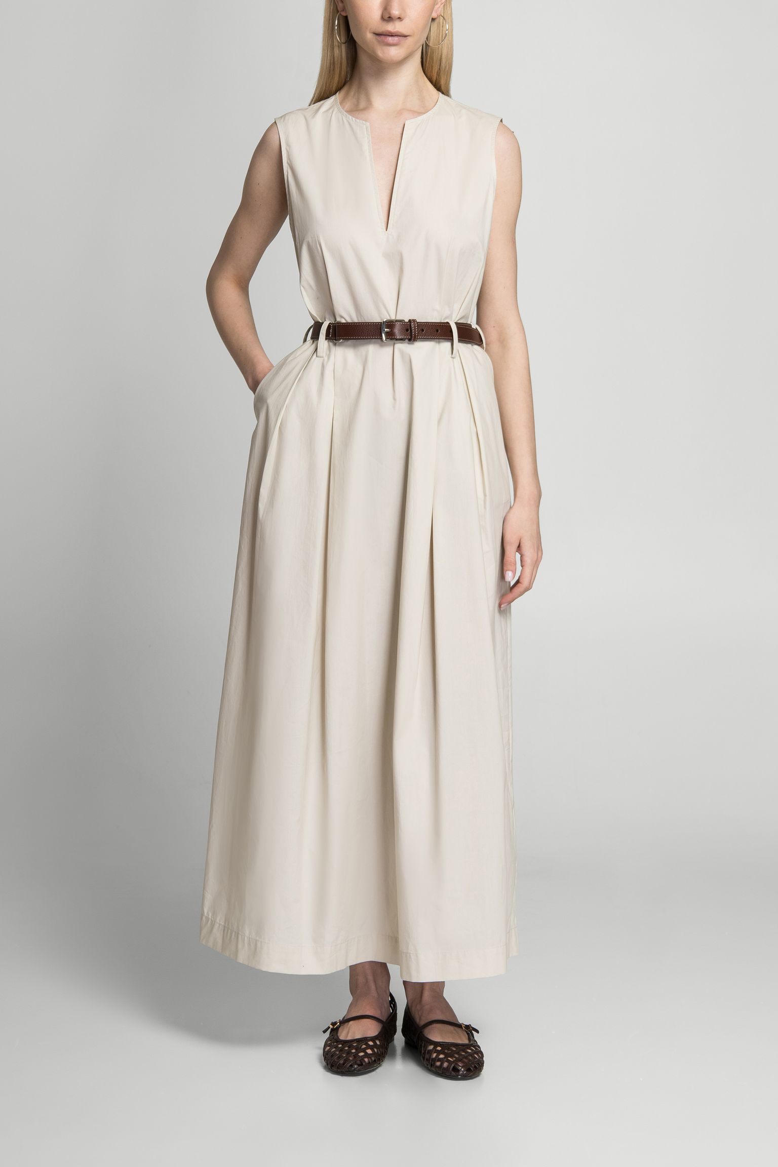 Сукня BELTED LONG DRESS купити в Україні