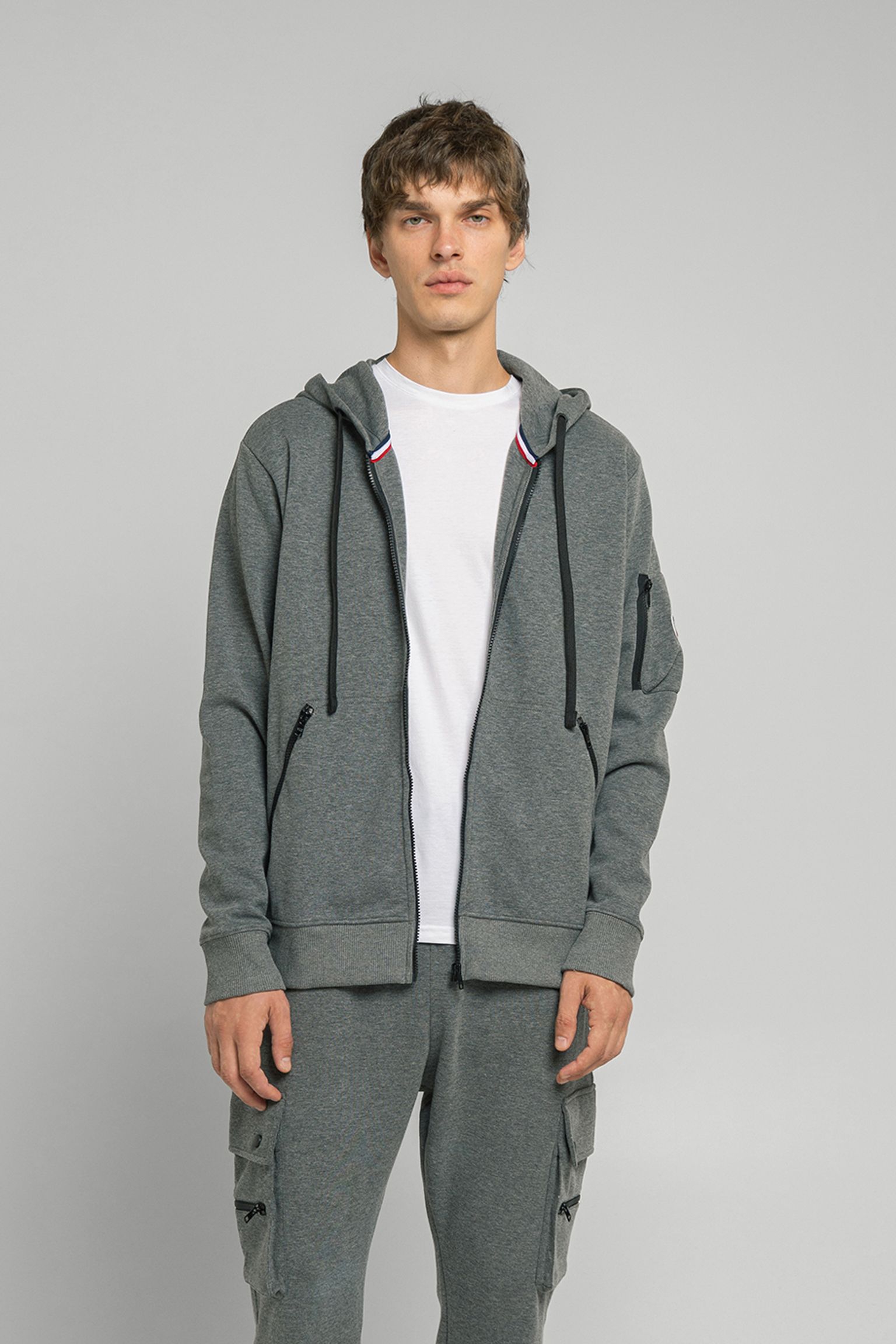 Спортивна кофта   SWEAT CAPUCHE ZIP EN INTERLOCK