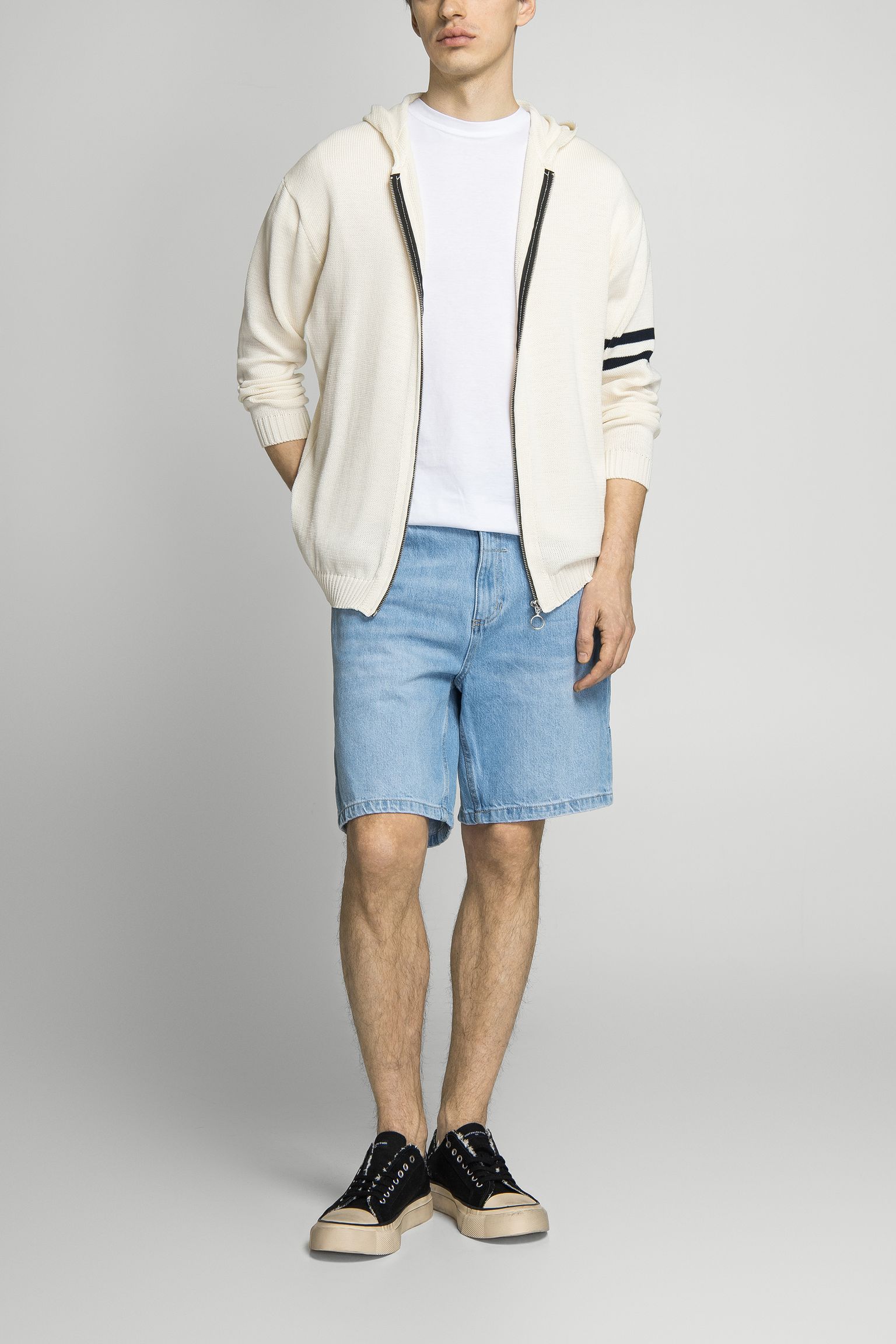 Кардиган VARSITY KNITTED HOODIE купити в Україні