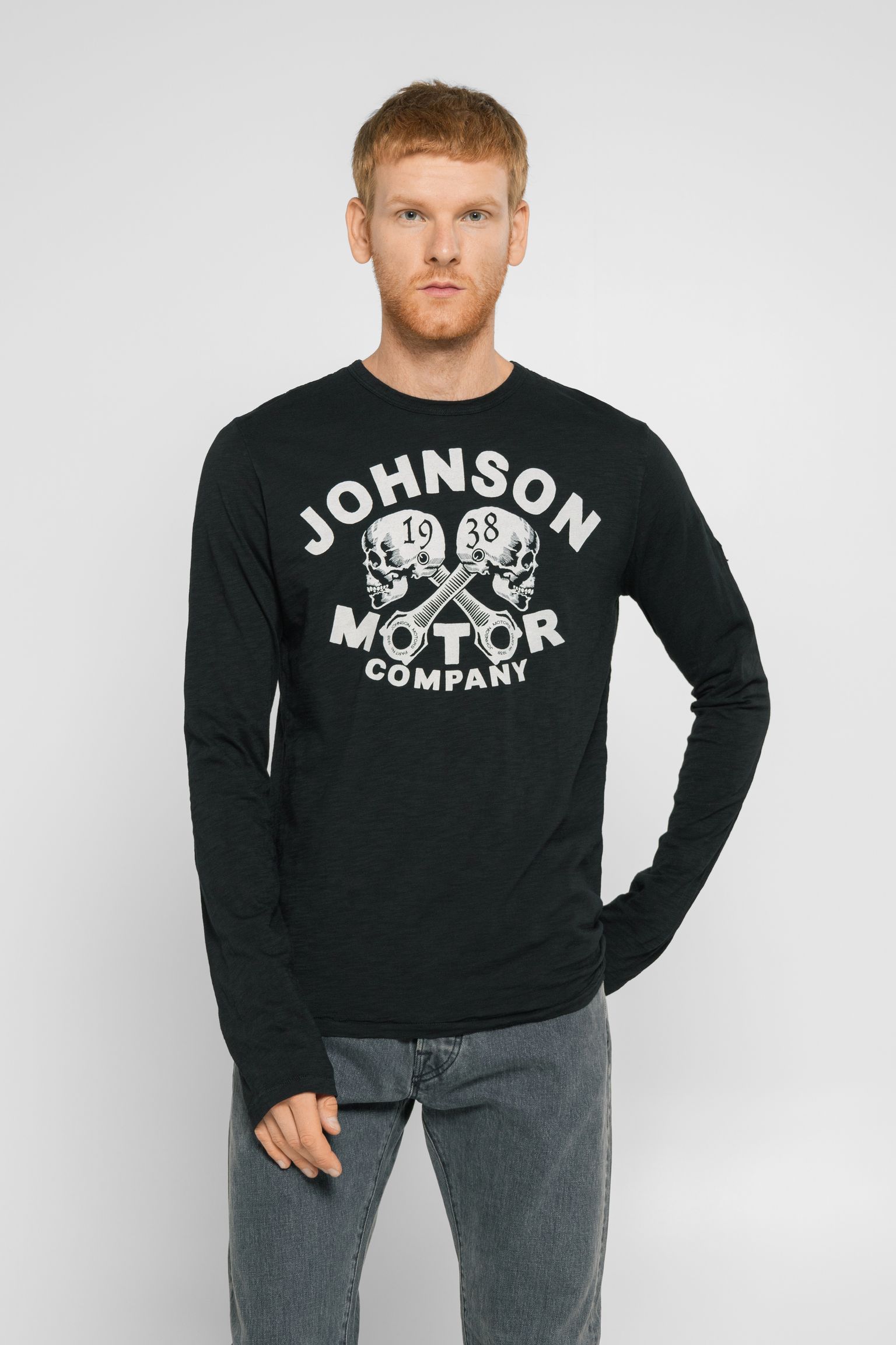 Лонгслив Johnson Motors 1938 Skulls купить в Украине