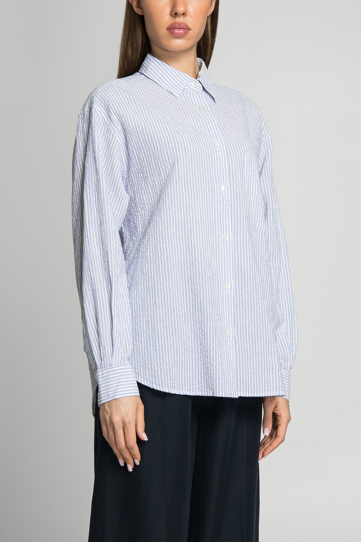 Блузка SEERSUCKER COTTON SHIRT