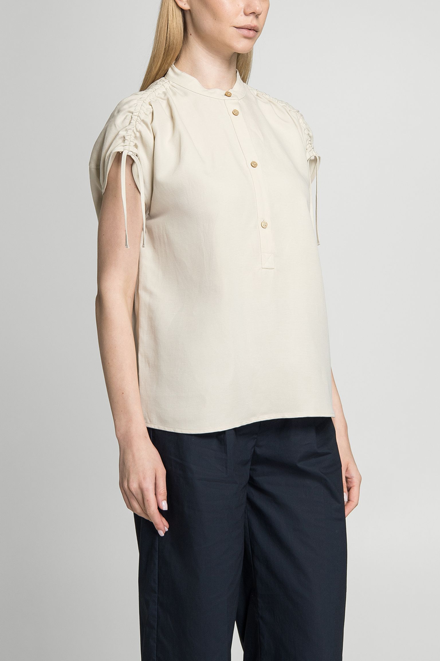 Блузка VISCOSE LINEN BLOUSE з доставкою