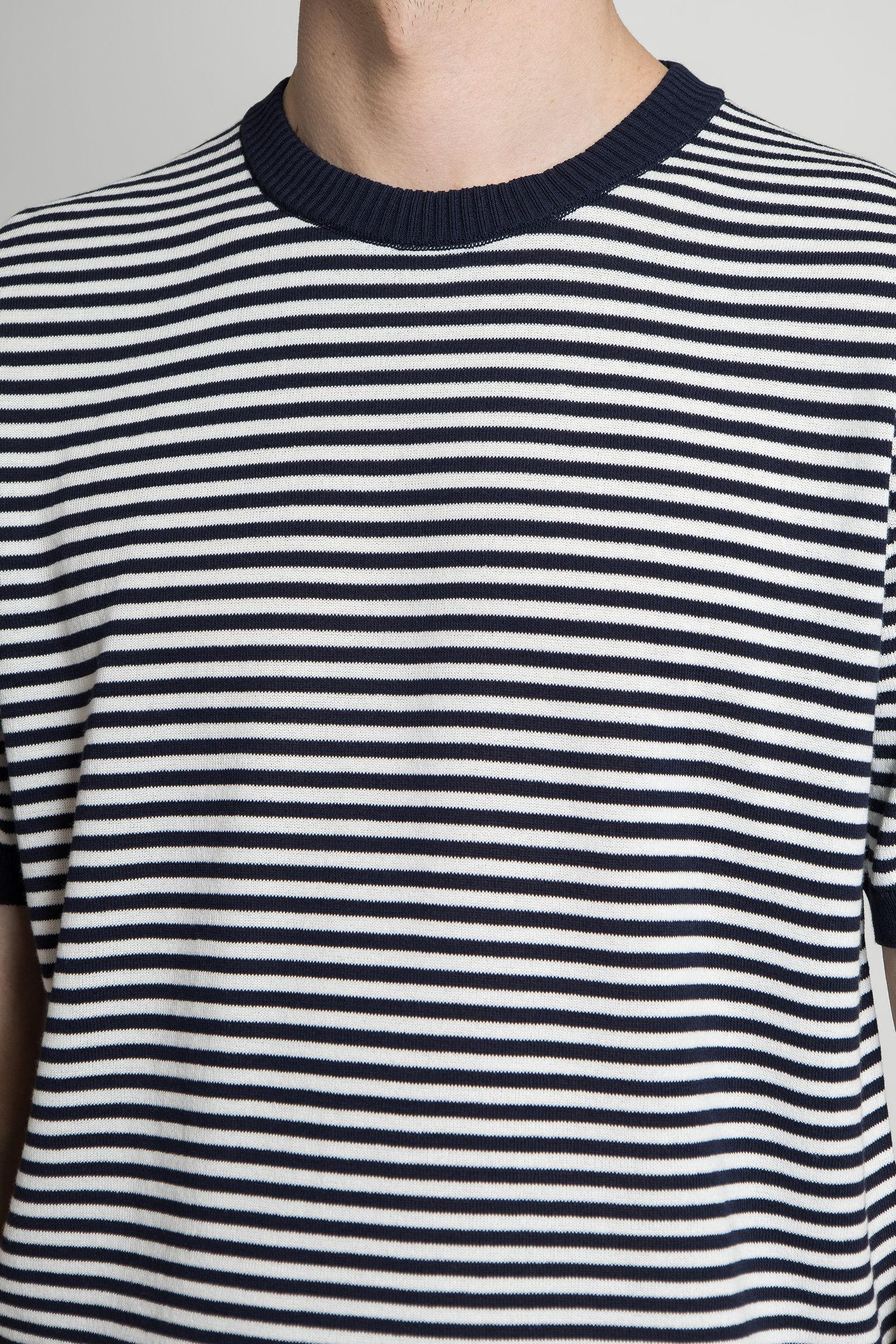Широкий выбор Футболка ICE COTTON BORDER SHORT CREWNECK