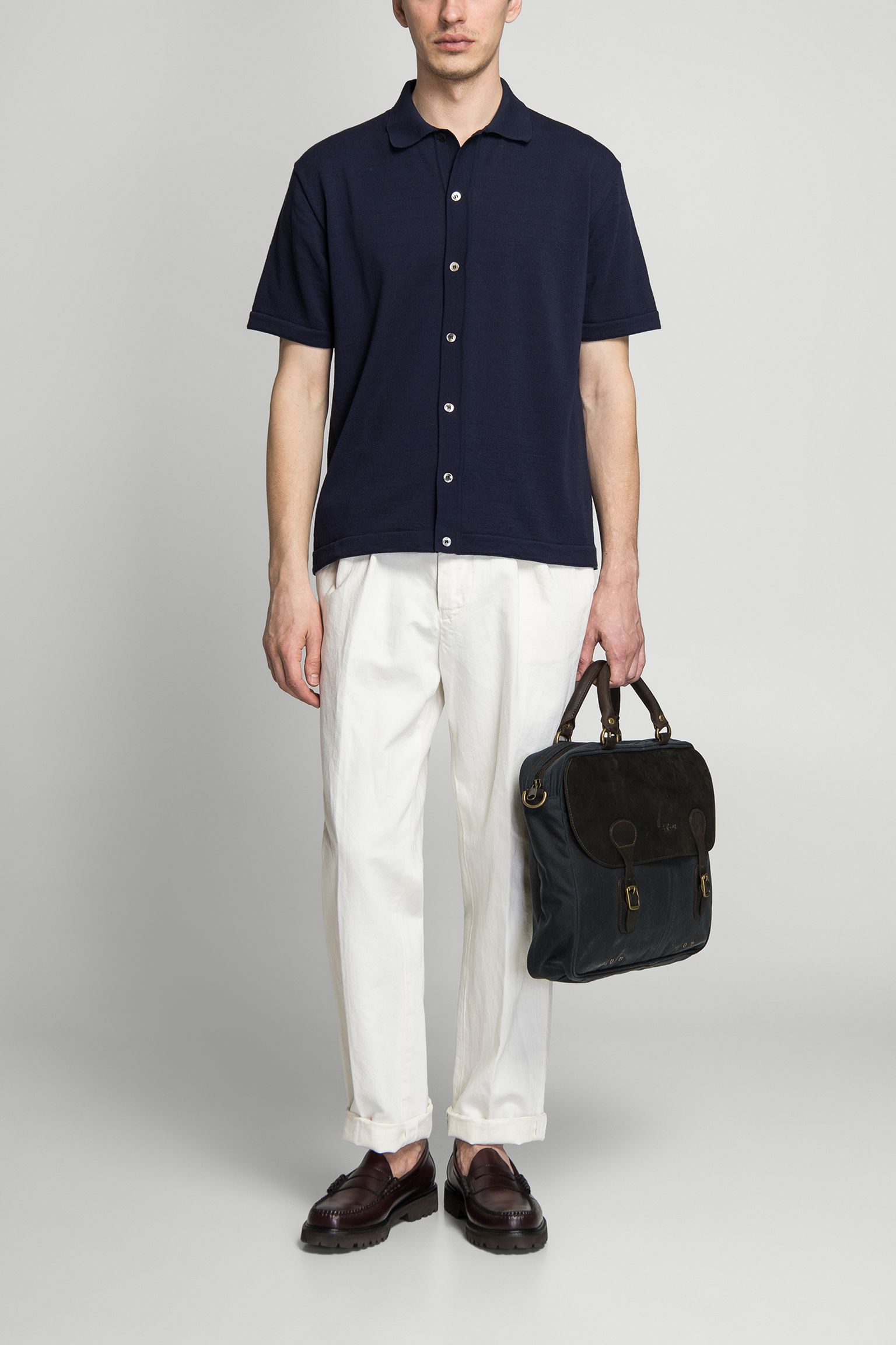 Поло ICE COTTON OPEN COLLAR SHIRT