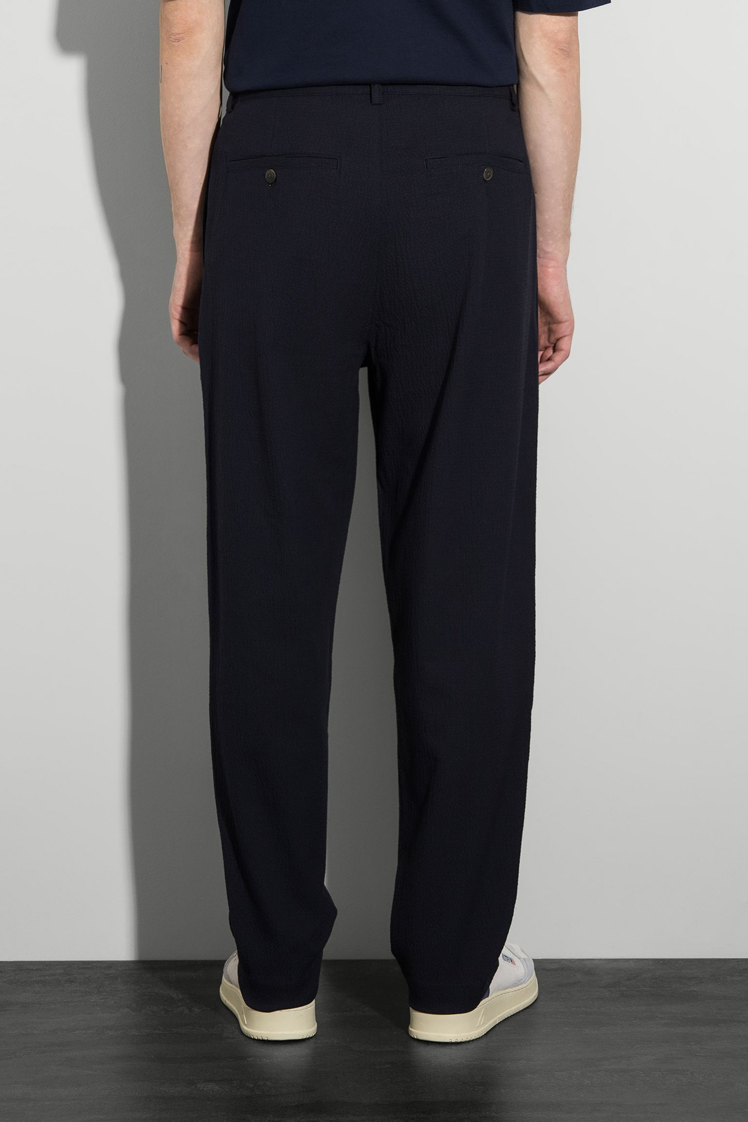 Стильні Брюки Double Pleats Seersucker