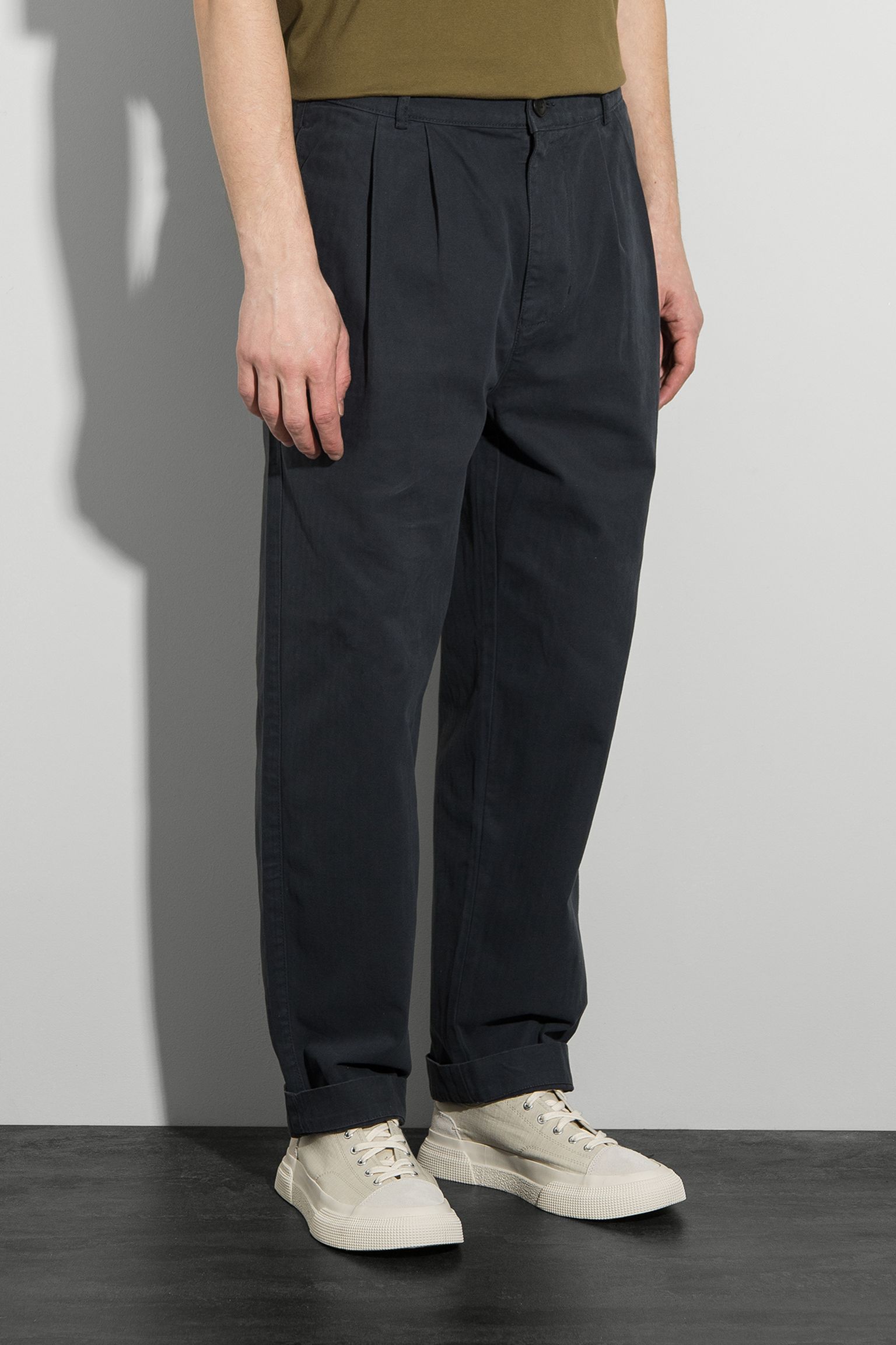 Брюки Double Pleats Seersucker с доставкой
