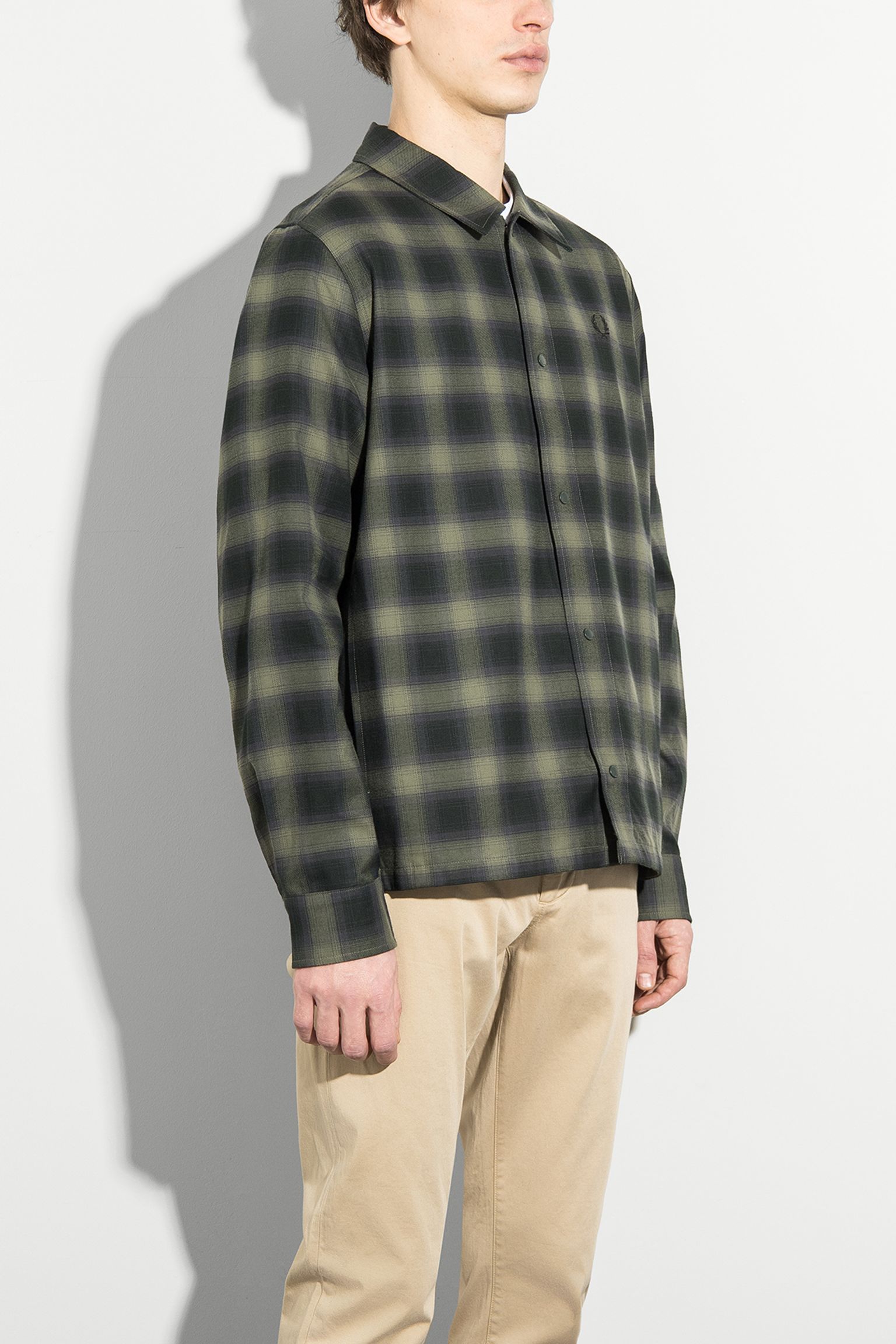 Овершот BLURRED TARTAN OVERSHIRT