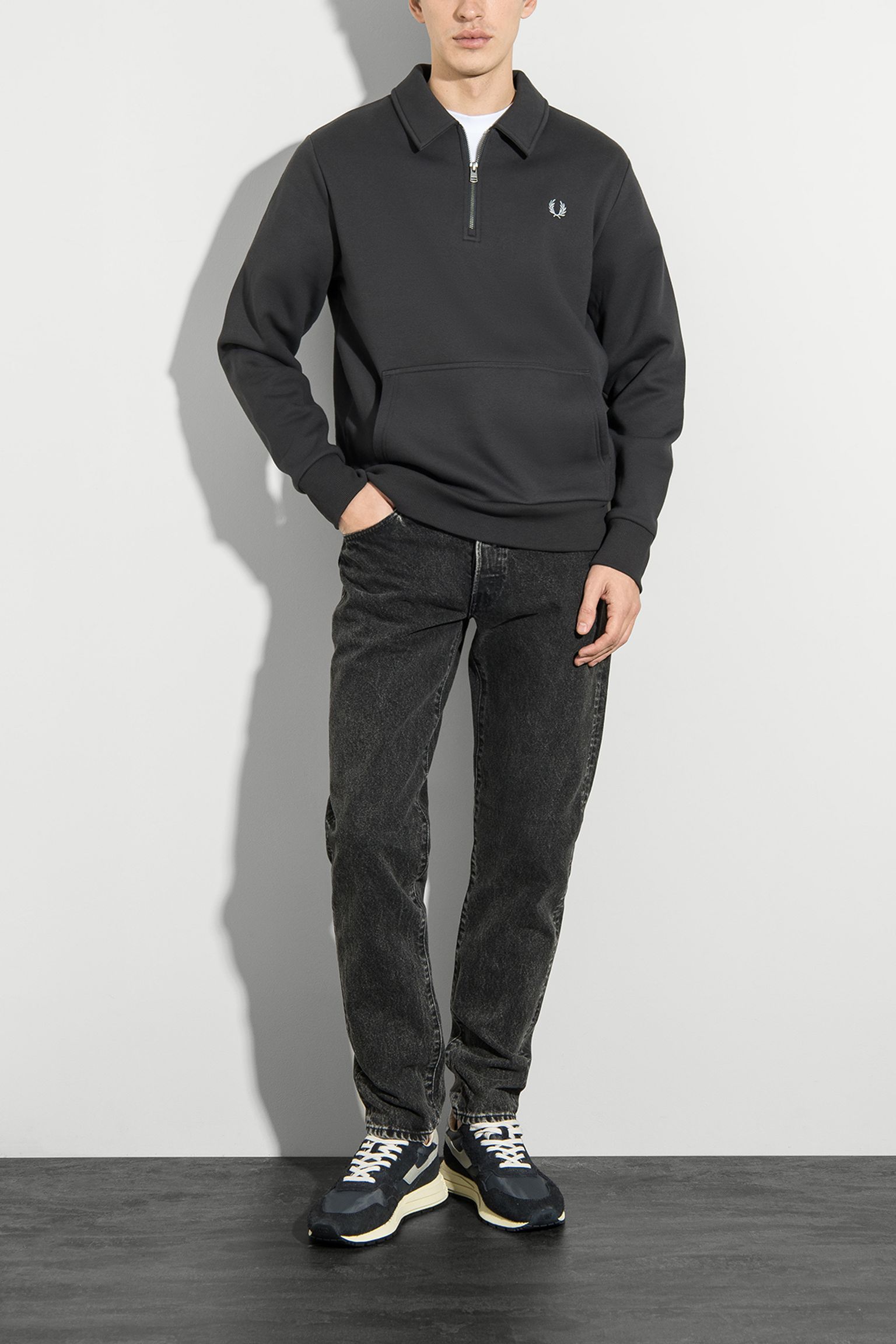 Світшот HALFZIP FLEECE BACK SWEATSHIRT