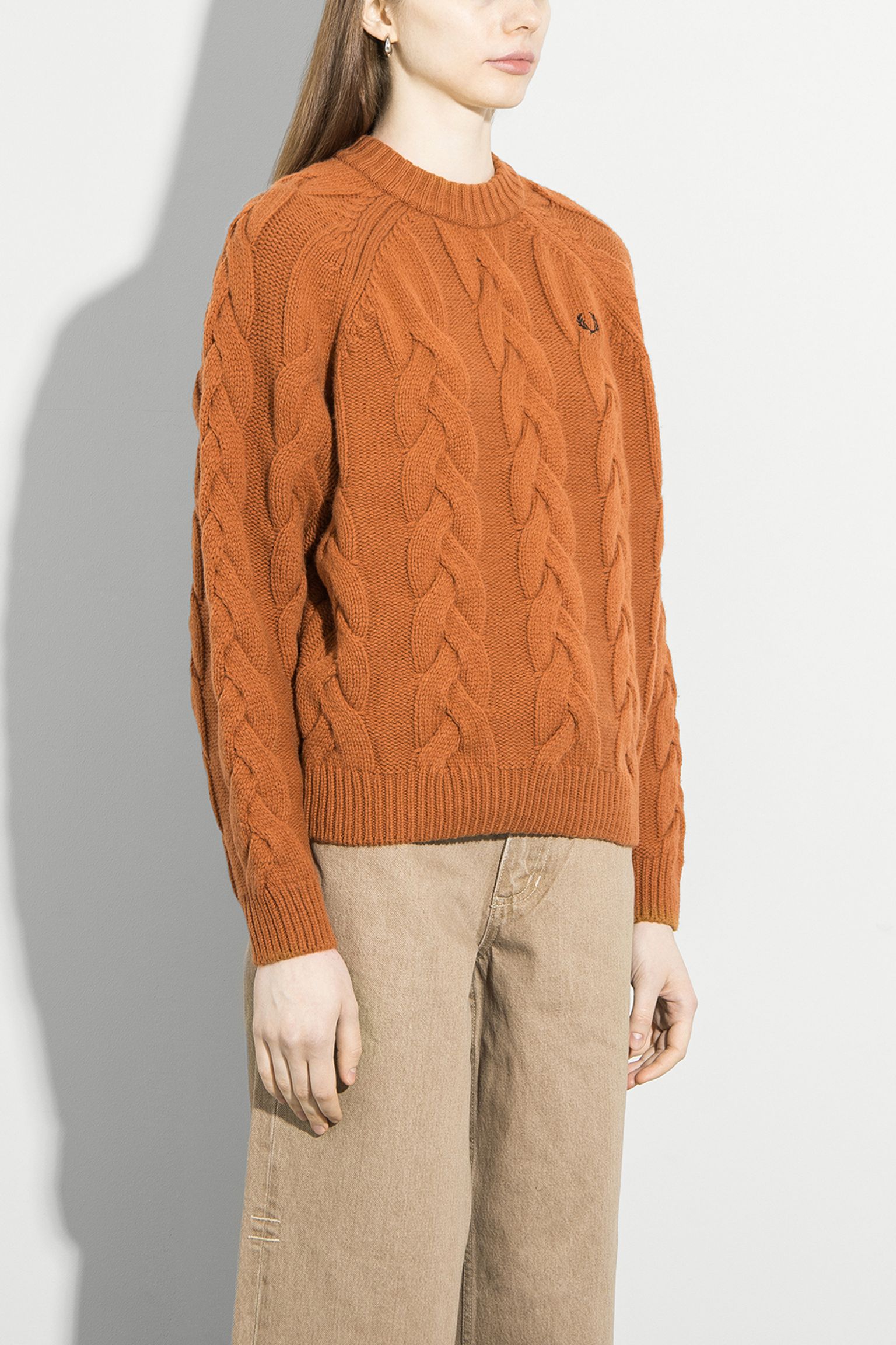 Светр CABLE KNIT MOCK NECK JUMPER з доставкою