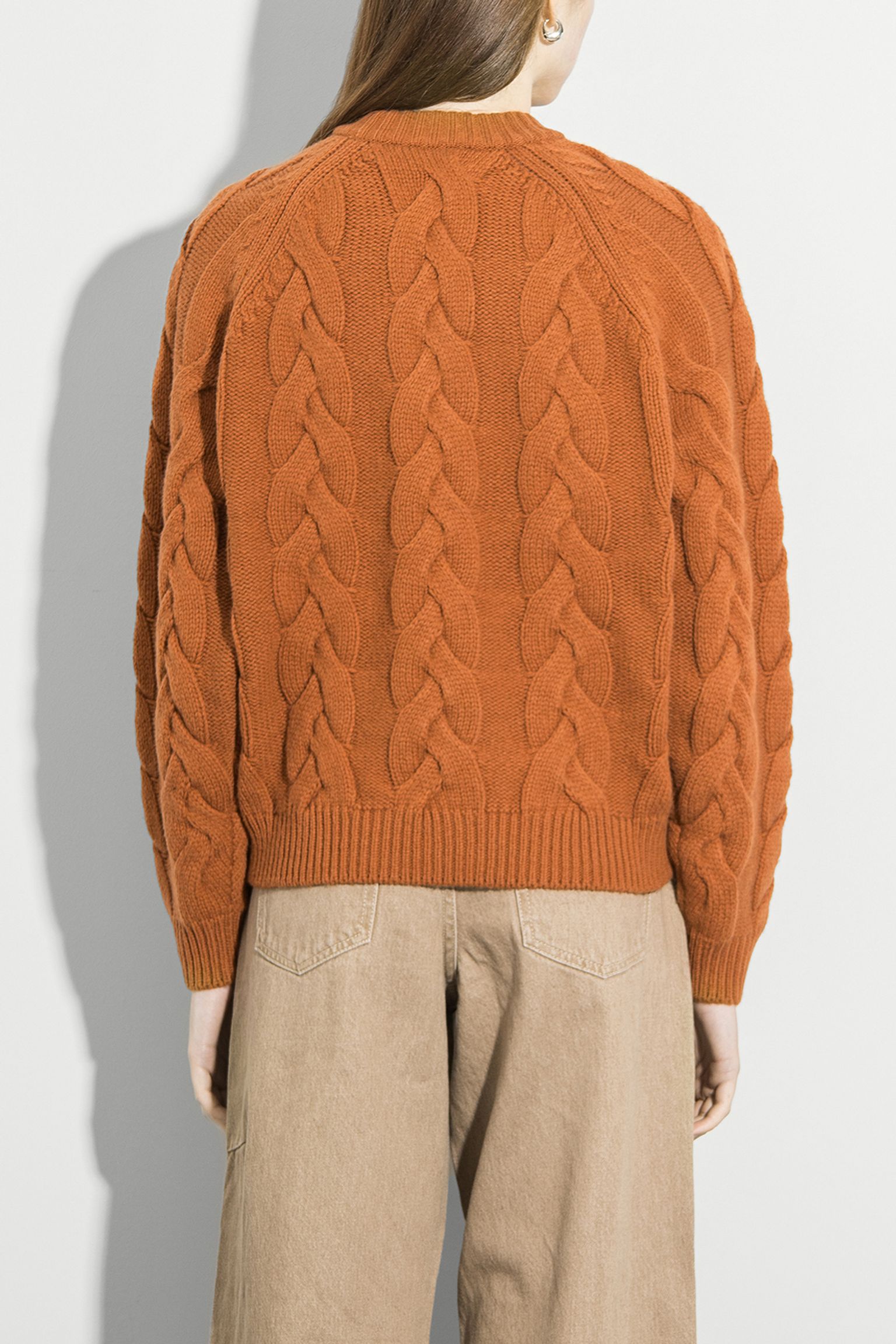 Светр CABLE KNIT MOCK NECK JUMPER