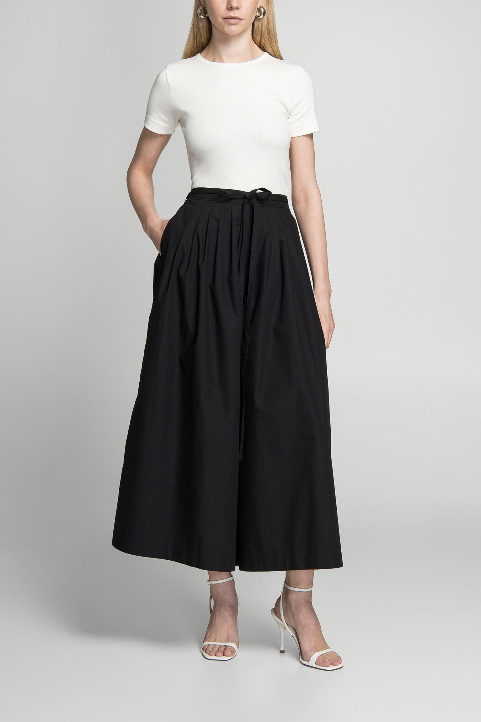 Брюки COTTON WIDE TUCKED купить в Украине