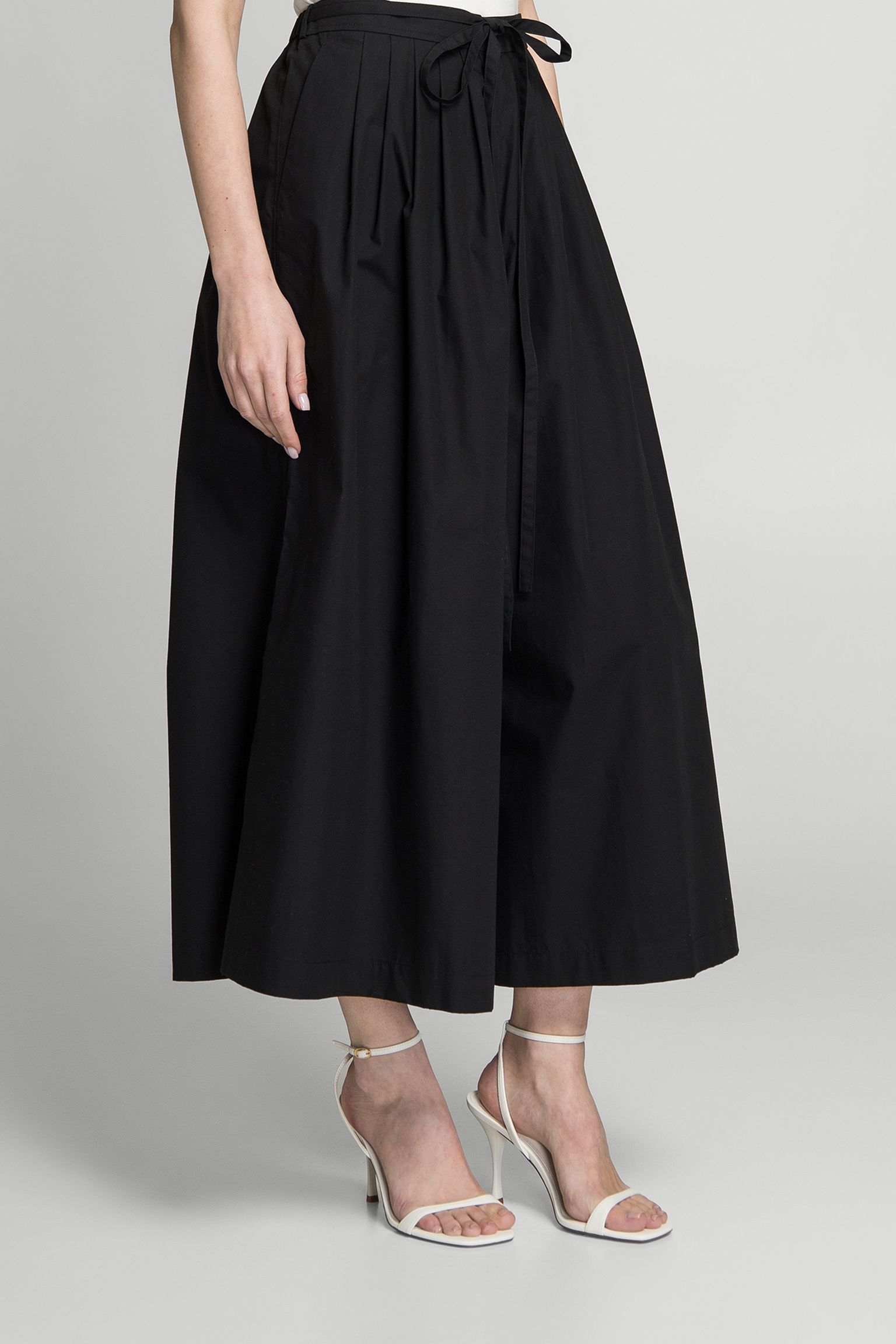 Брюки COTTON WIDE TUCKED с доставкой