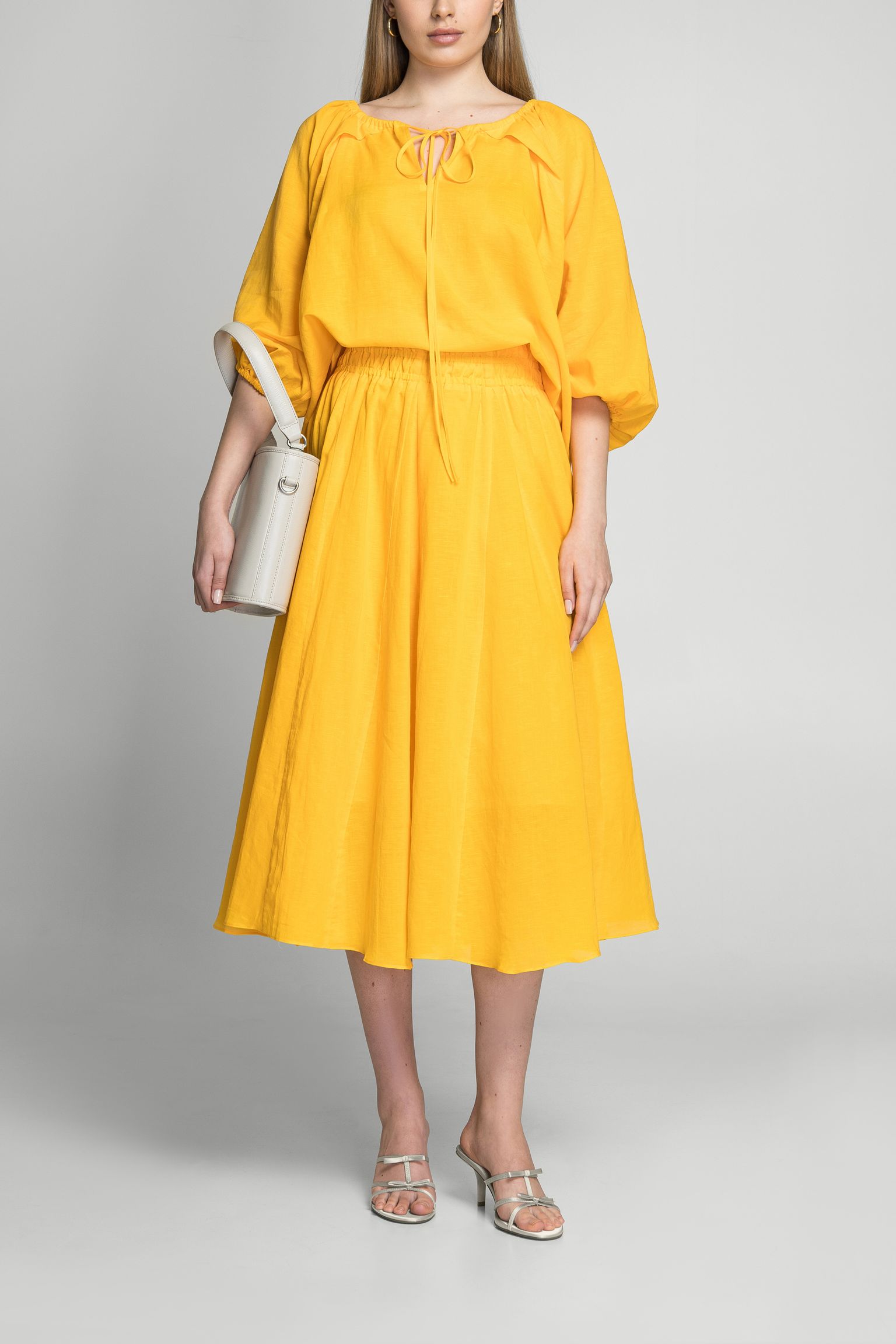 Блузка LINEN BLENDED PEASANT купить в Украине