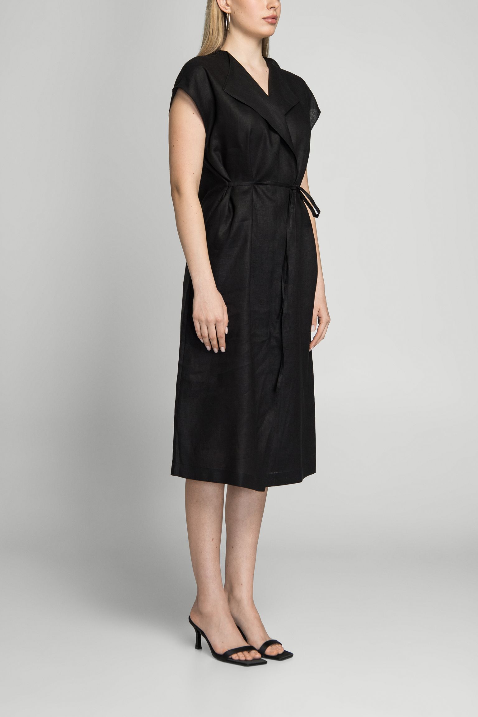Сукня LINEN BELTED з доставкою
