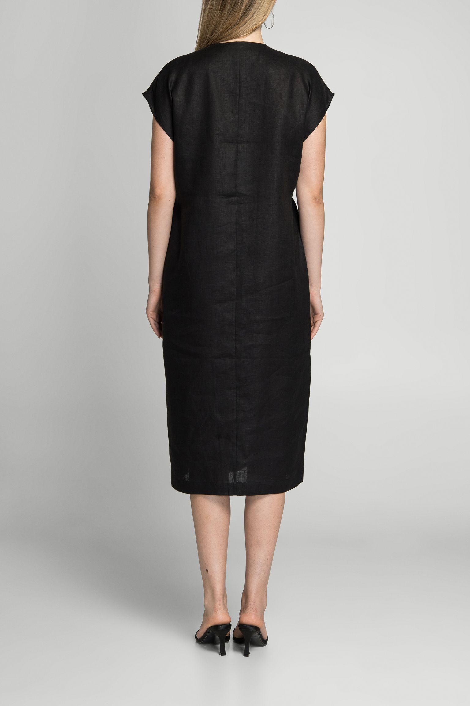 Стильні Сукня LINEN BELTED