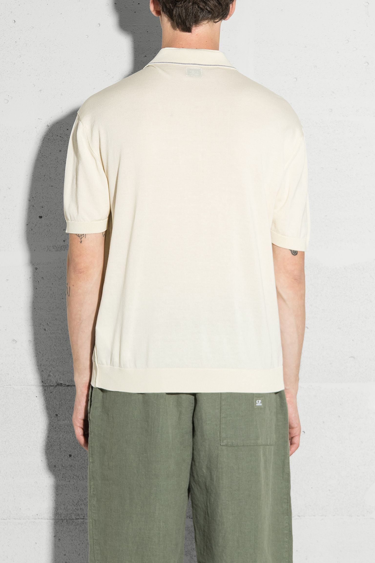 Поло BUTTONED KNIT