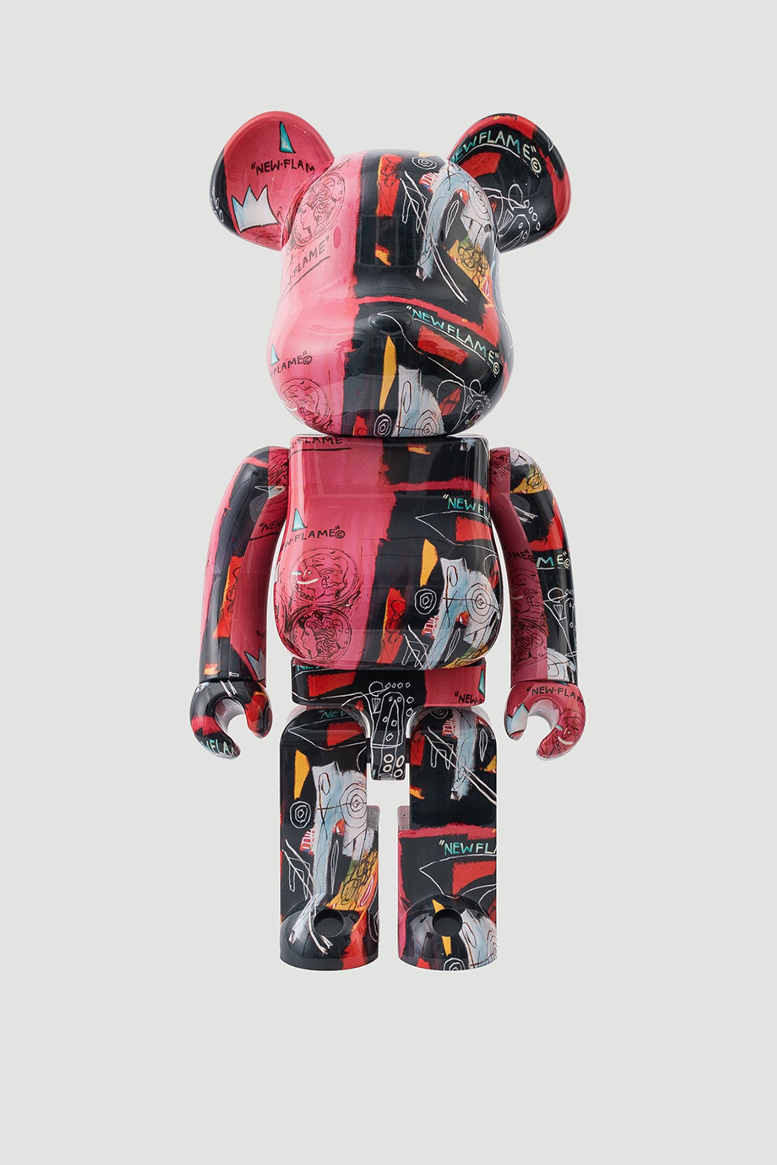 Іграшка BEARBRICK Andy Warhol x Jean-Michel Basquiat 1