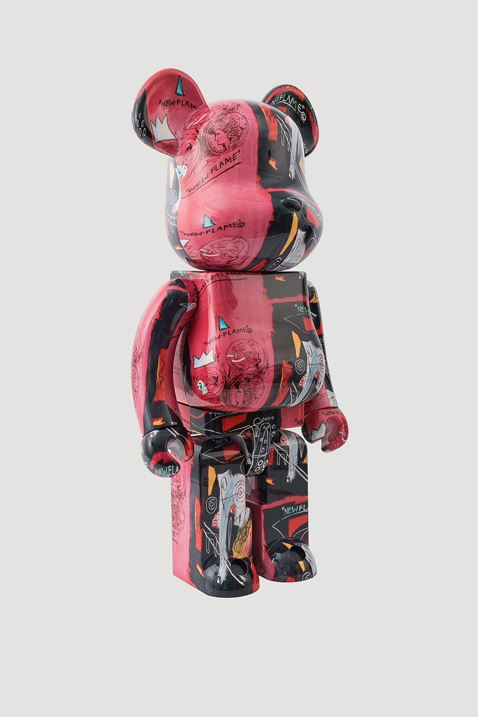 Іграшка BEARBRICK Andy Warhol x Jean-Michel Basquiat 1