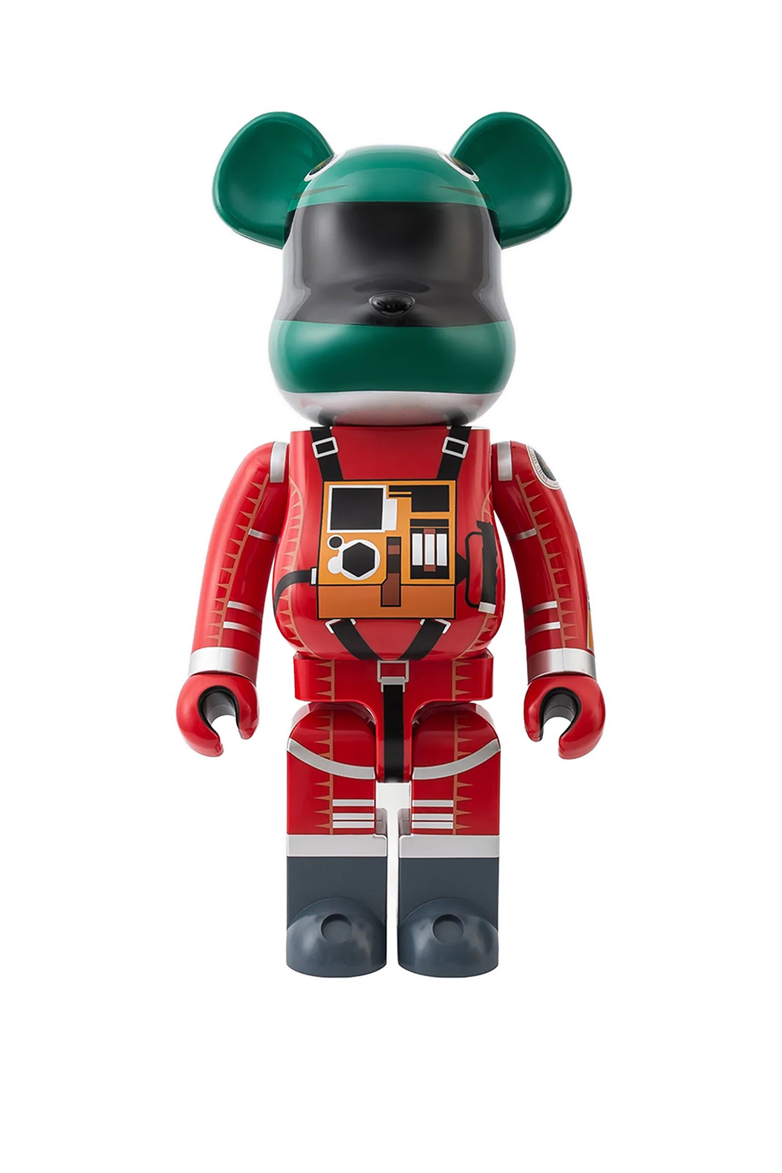 Игрушка BEARBRICK Space Suit Green Helmet &Orange suit ver купить
