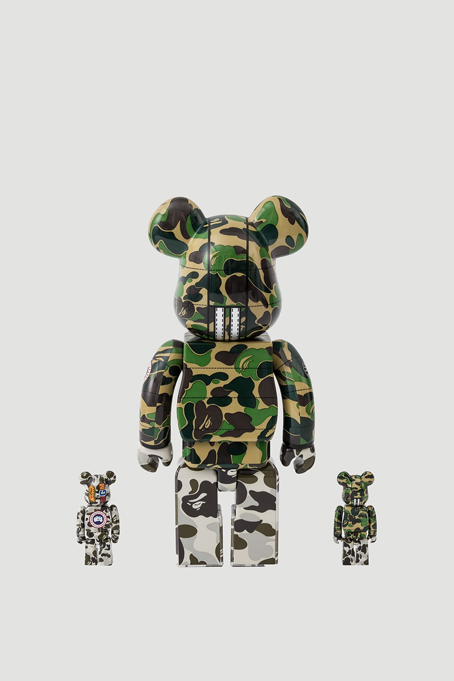 Игрушка BEARBRICK Bape x Canada Goose