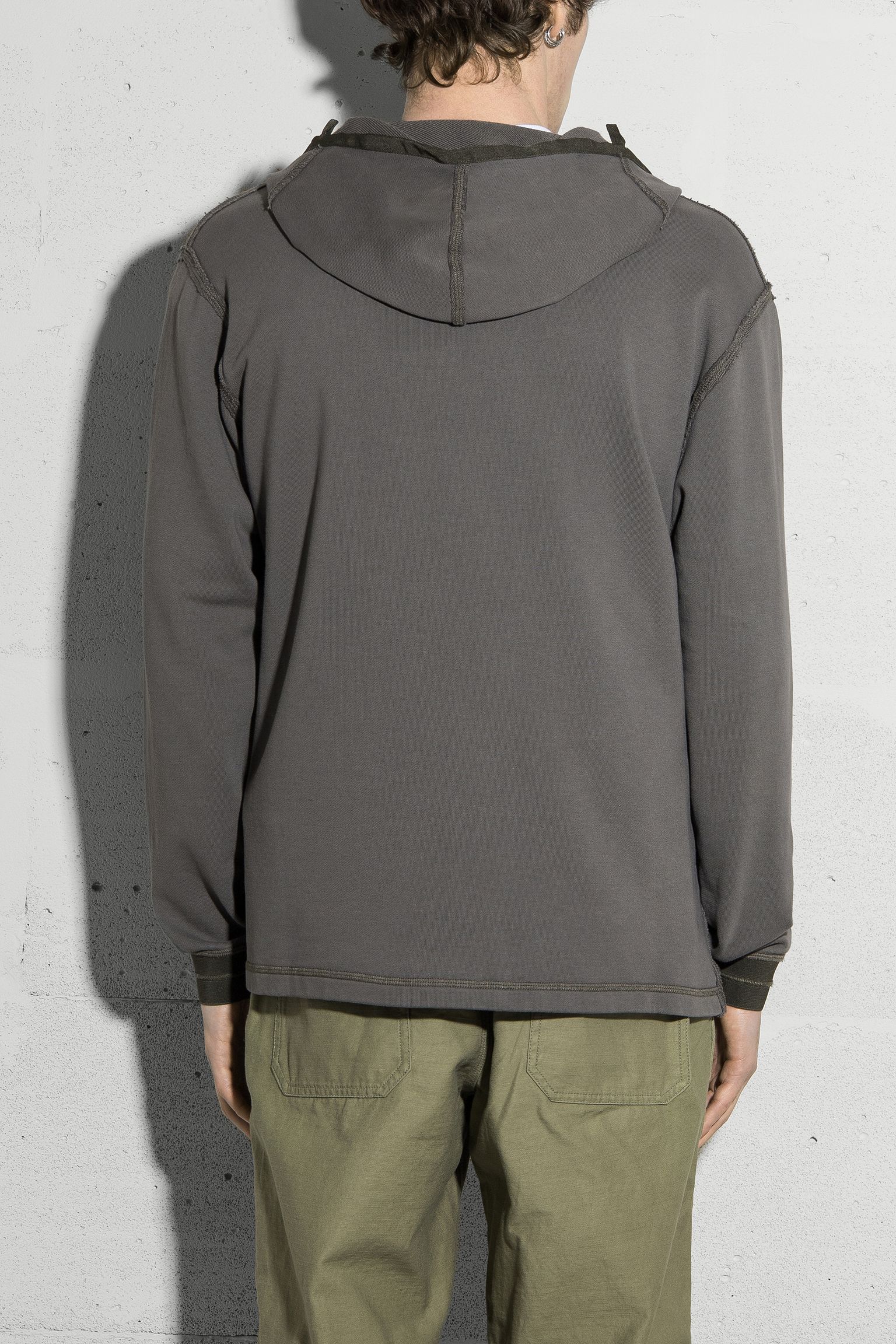 Стильные Спортивная кофта ZIPPED HOODED SWEATSHIRT
