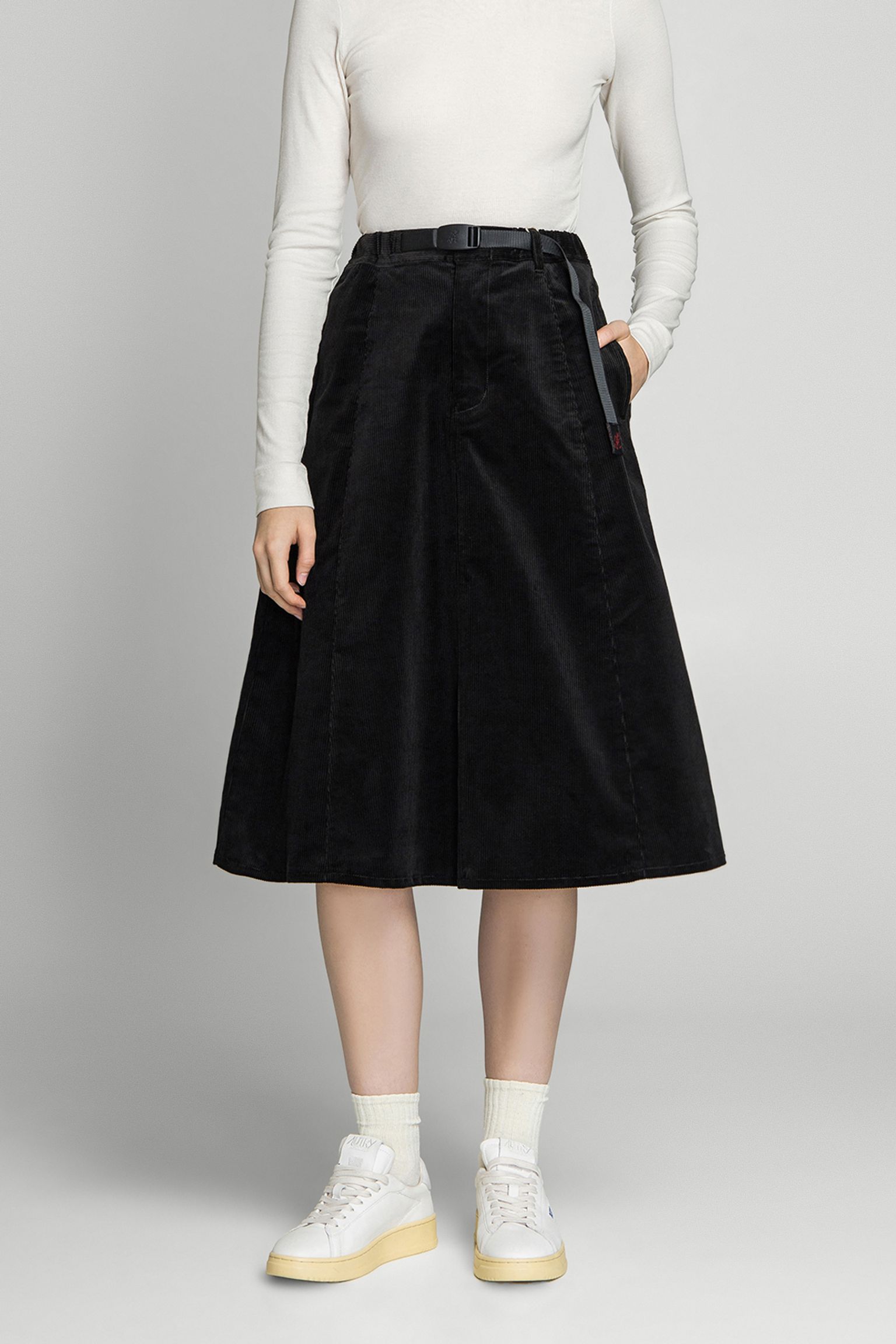 Юбка PANELED MIDI SKIRT