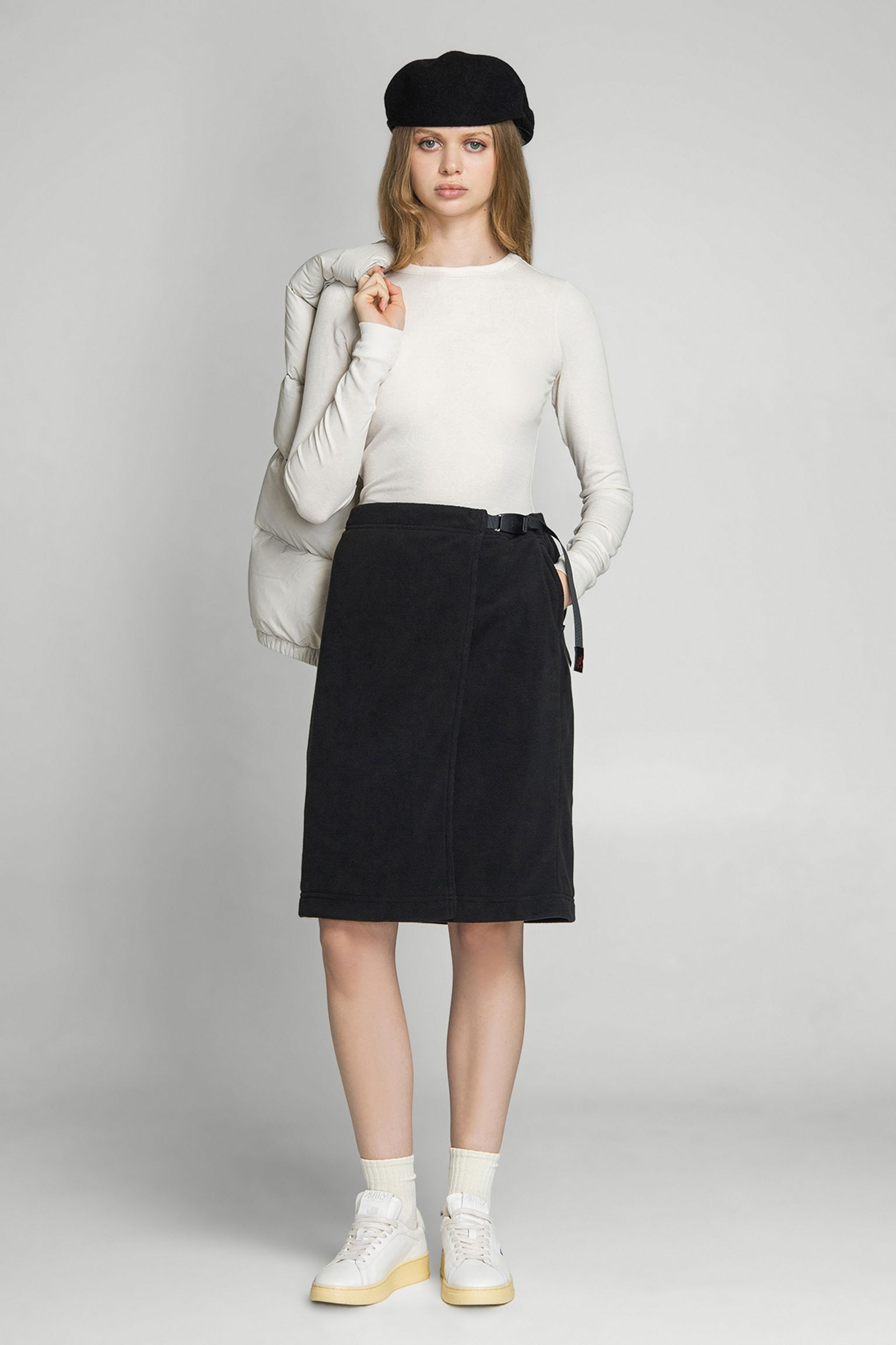 Юбка FLEECE WRAP SKIRT с доставкой