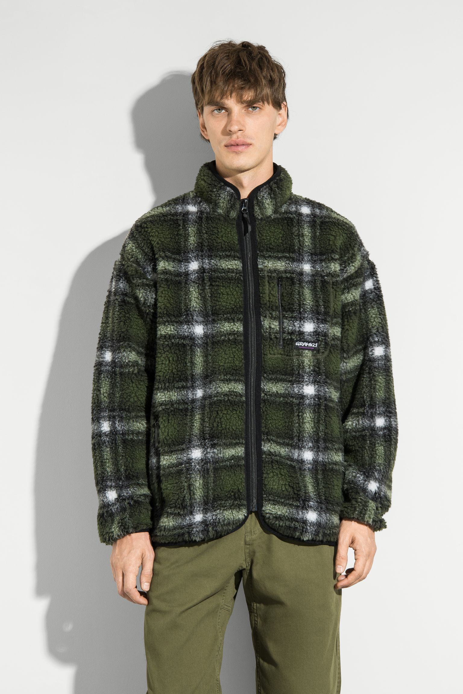 Куртка флисовая SHADOW PLAID SHERPA JACKET с доставкой