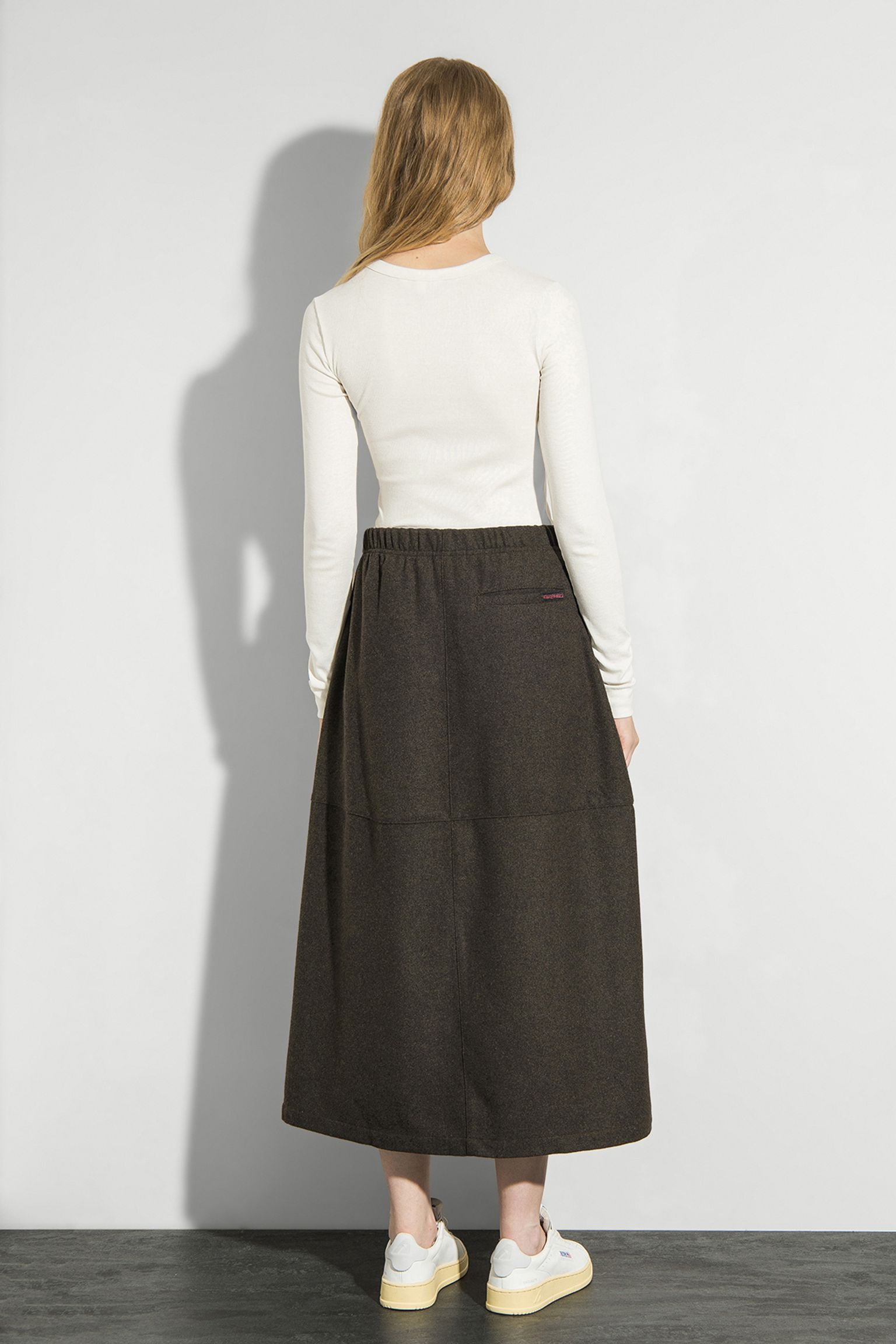 Юбка WOOL PANELED SKIRT с доставкой
