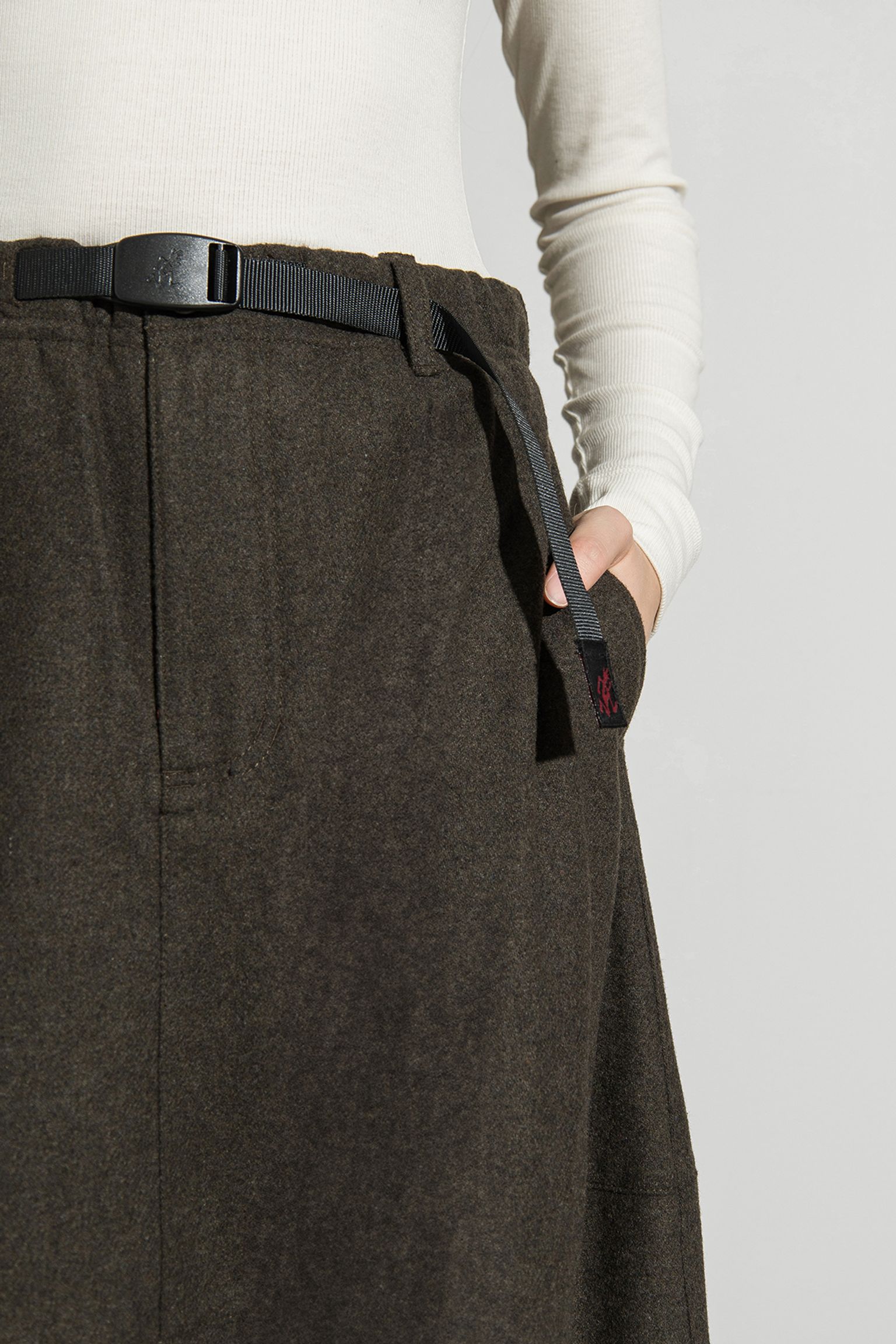 Стильные Юбка WOOL PANELED SKIRT