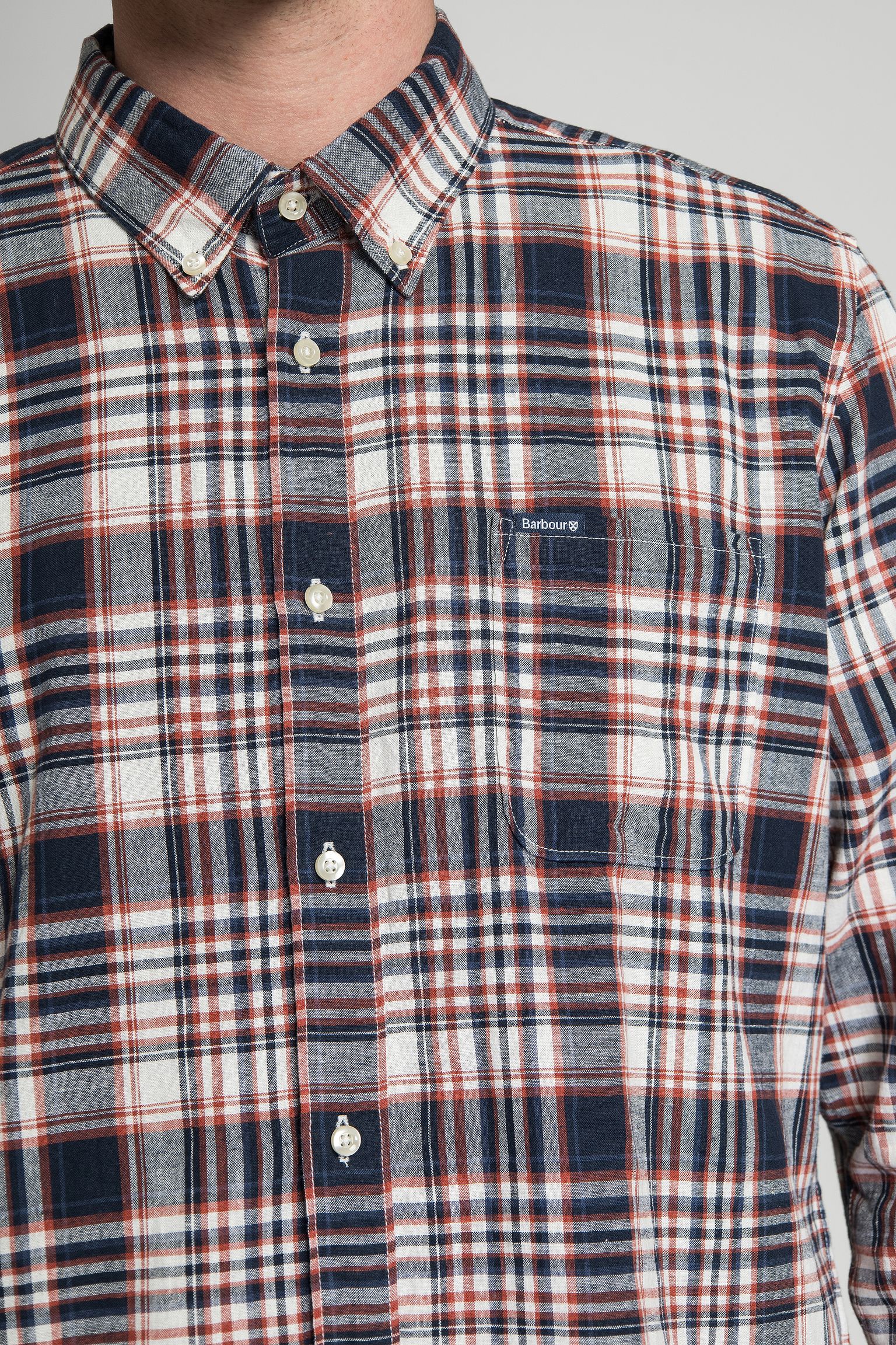 Широкий выбор Рубашка BRIDPORT LINEN BLEND TAILORED FIT