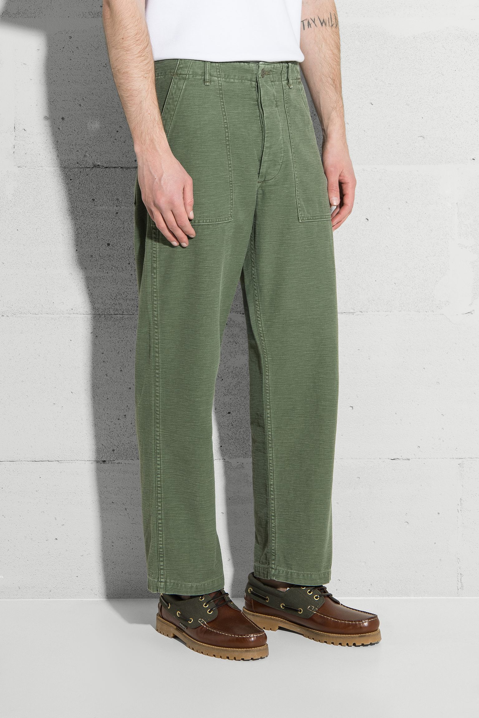 Джинсы U.S ARMY FATIGUE PANTS USED WASH с доставкой