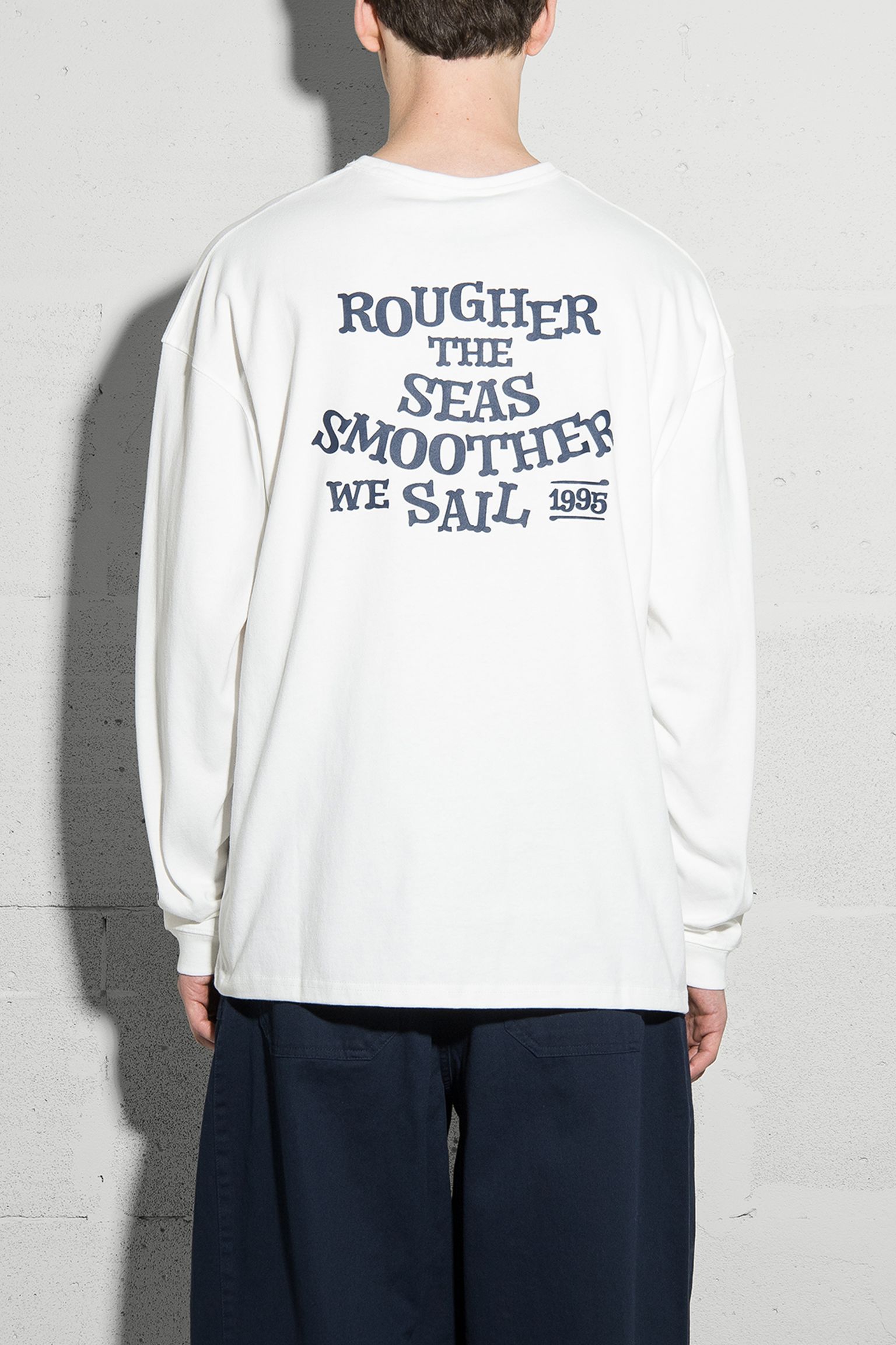 Стильні Лонгслів ROUGH SEA SMOOTH SAIL L/S TEE