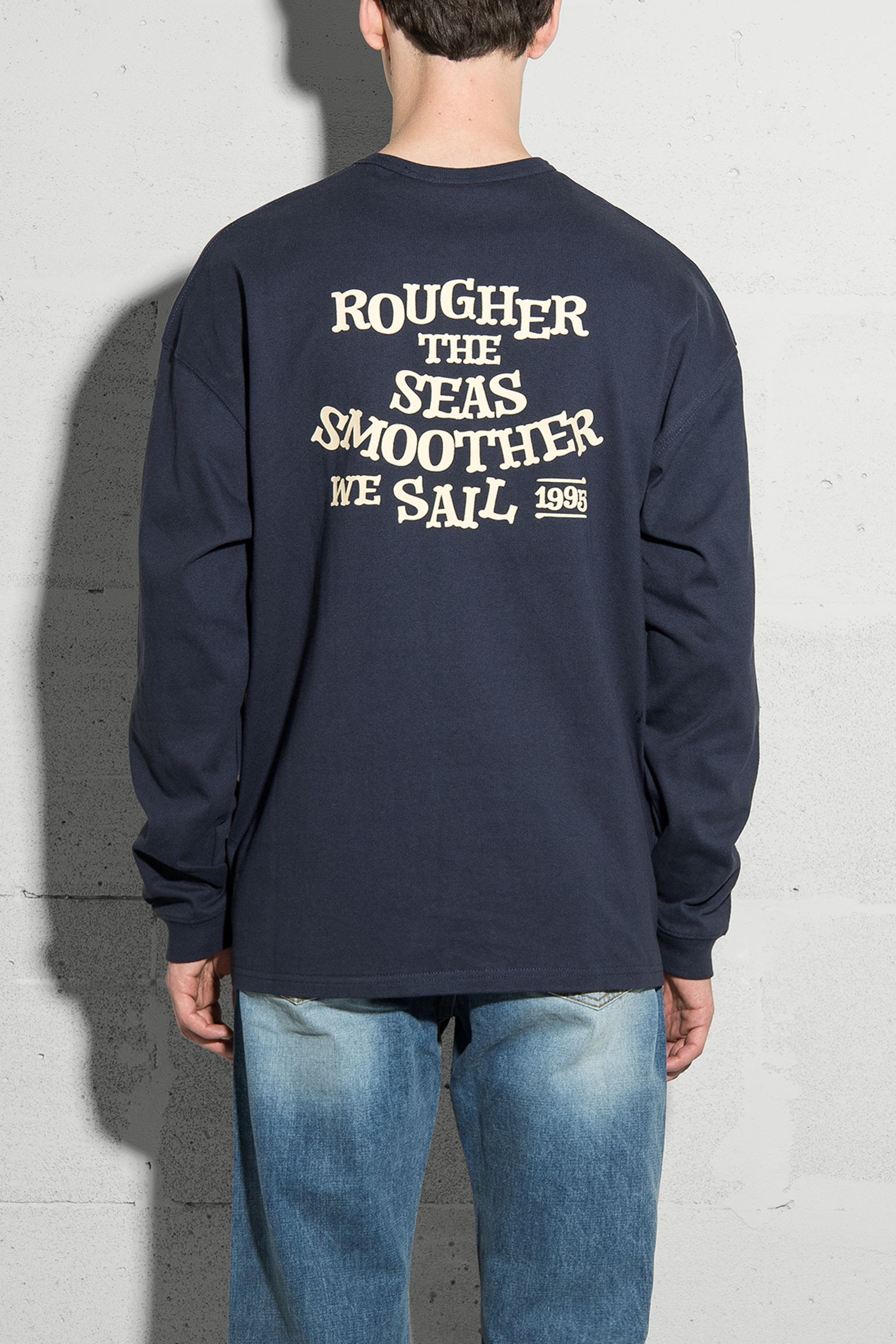 Стильні Лонгслів ROUGH SEA SMOOTH SAIL L/S TEE