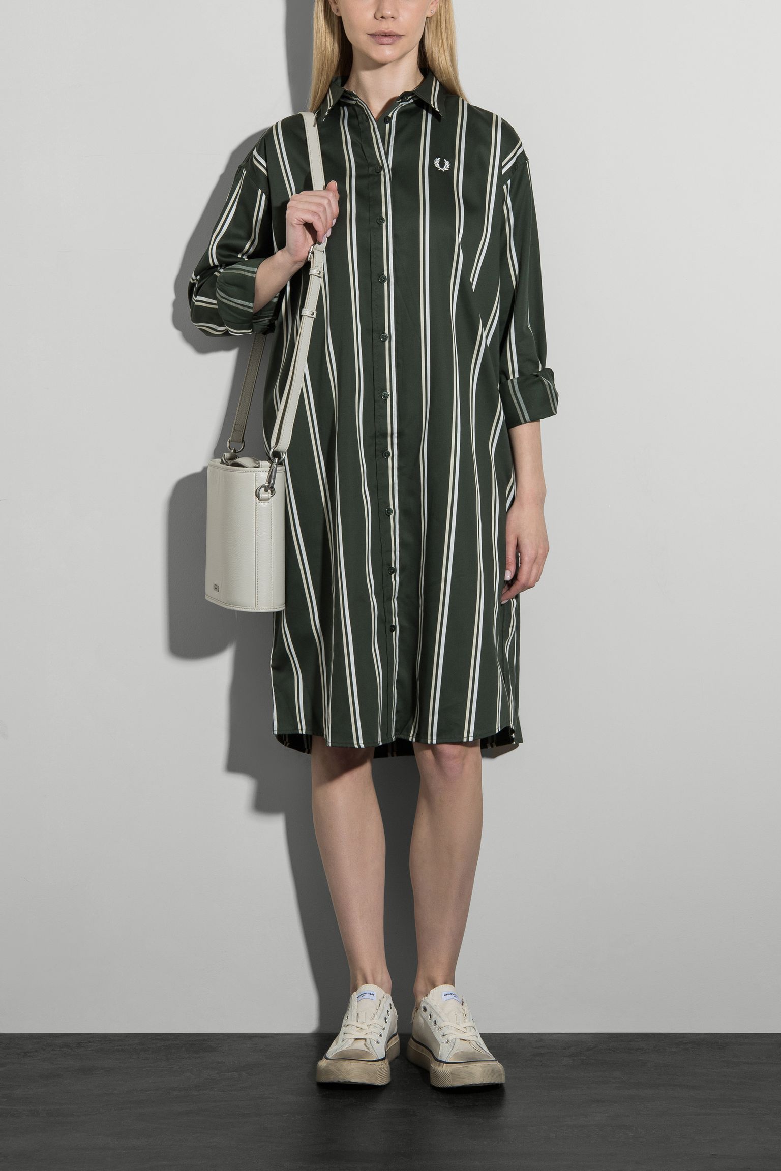 Платье STRIPED SHIRT DRESS купить в Украине