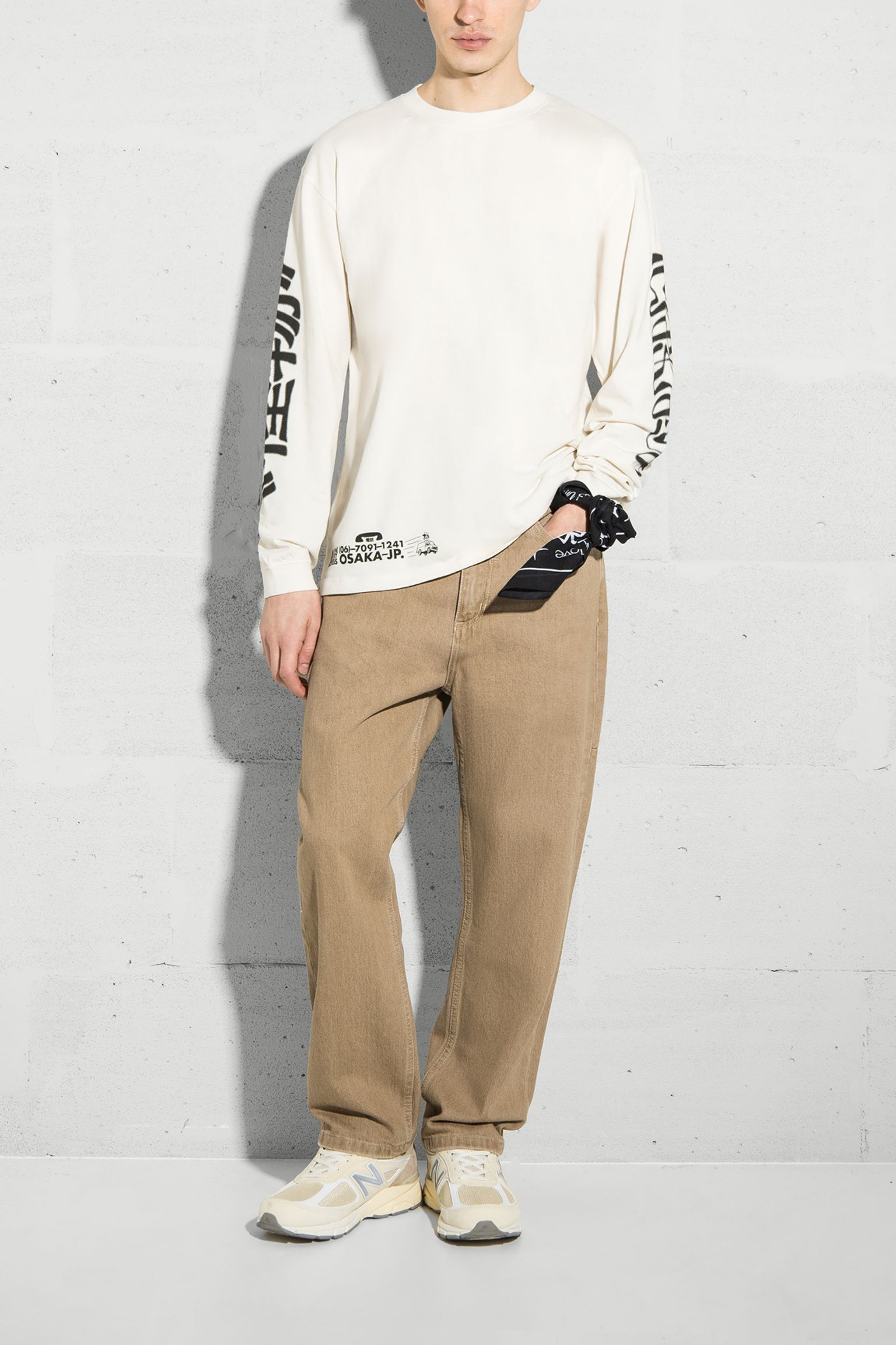 Лонгслив Kaibutsu Izakaya garment washed купить в Украине