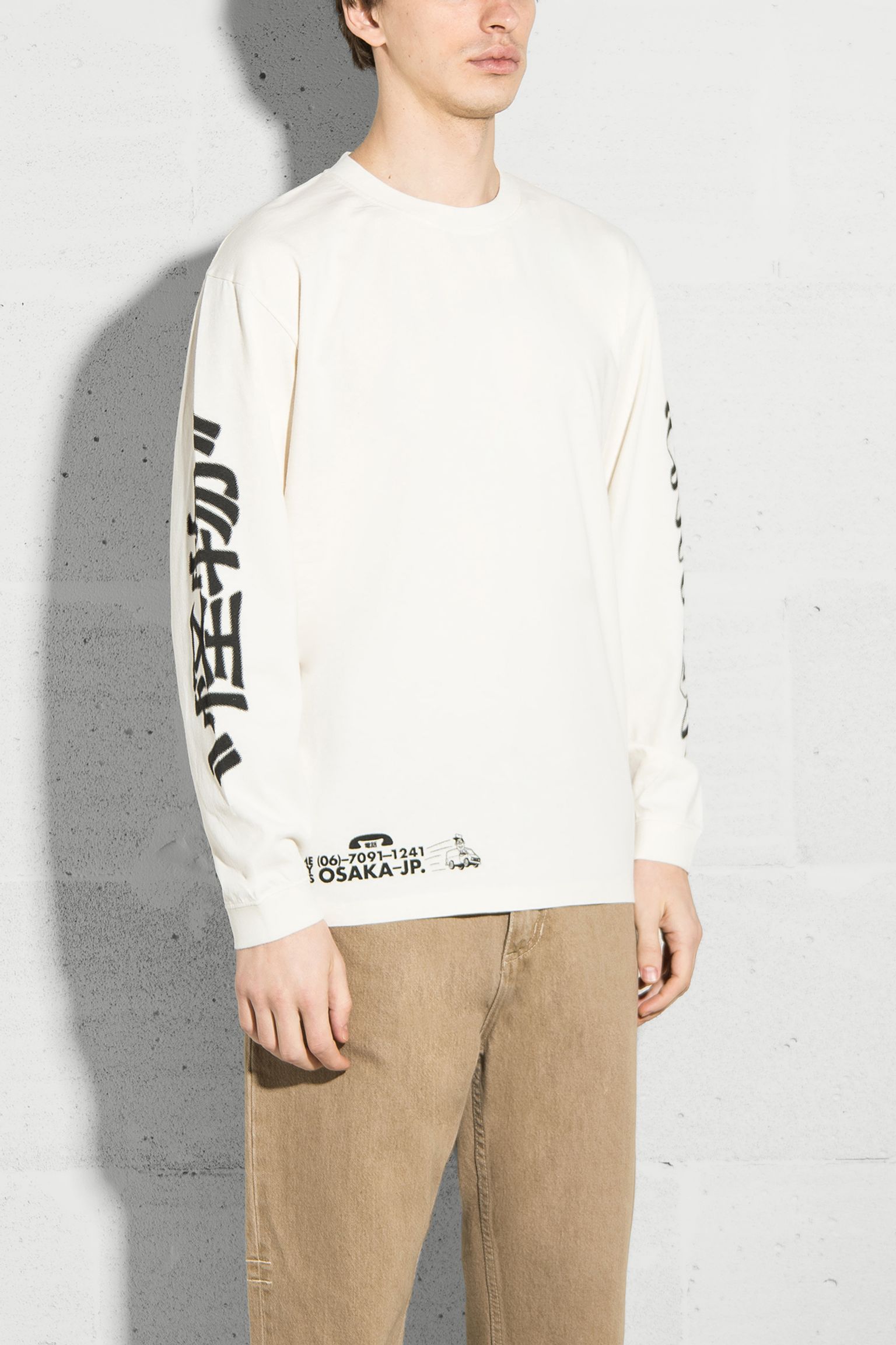 Лонгслив Kaibutsu Izakaya garment washed с доставкой