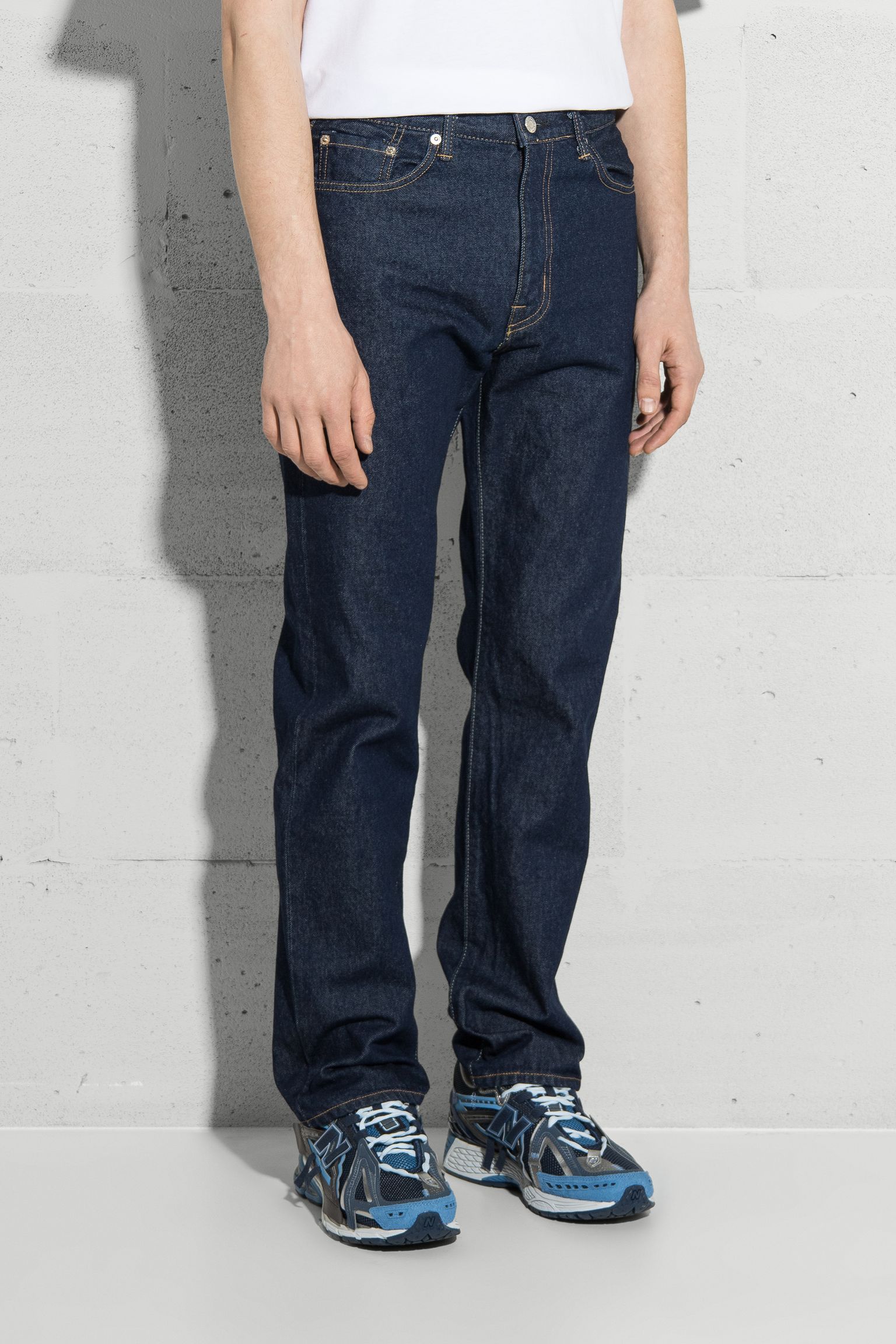 Джинсы Straight Kaihara Pure Indigo Blue Rinsed 12.5oz с доставкой