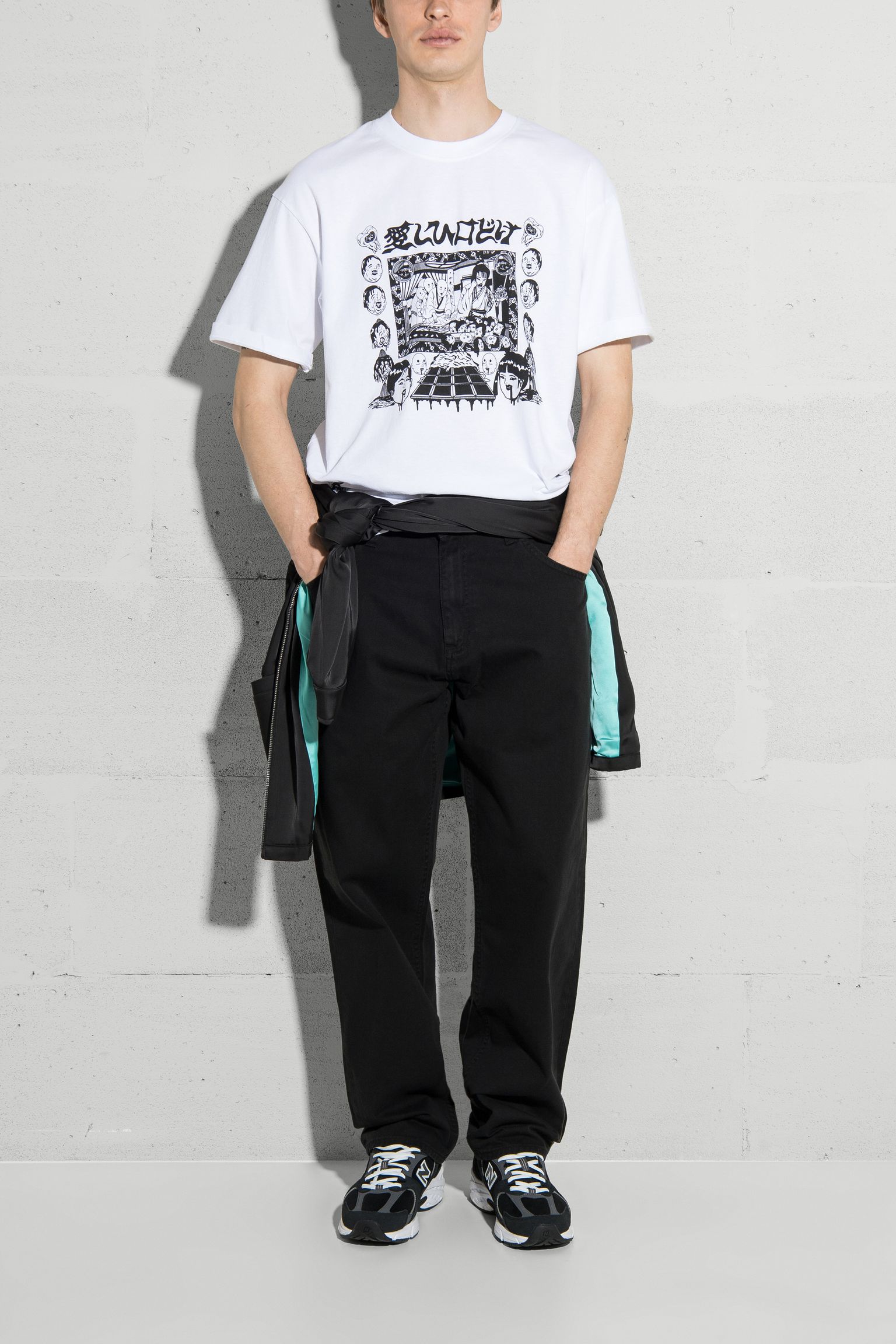 Футболка Kouichi Matsuda II White garment washed
