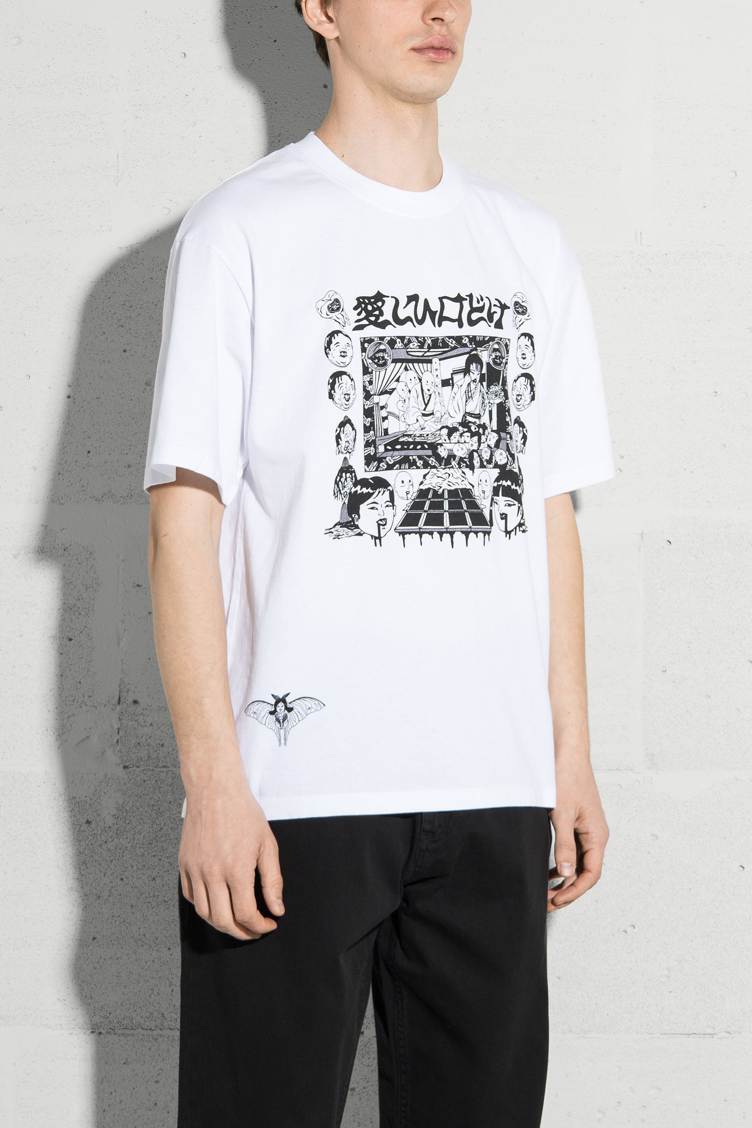 Футболка Kouichi Matsuda II White garment washed