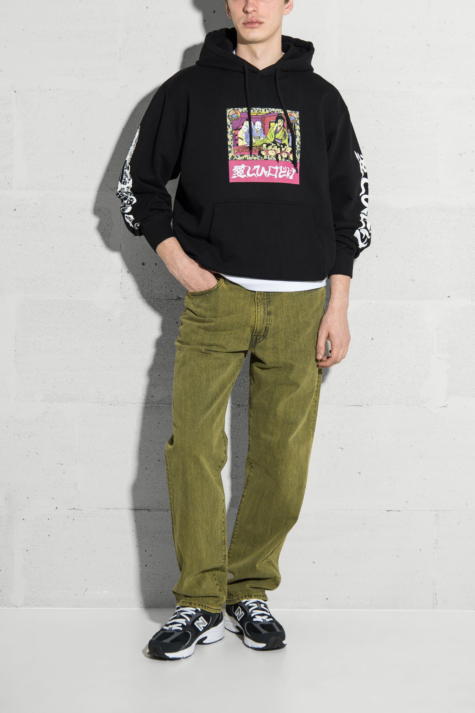 Худи Kouichi Matsuda Black garment washed купить в Украине
