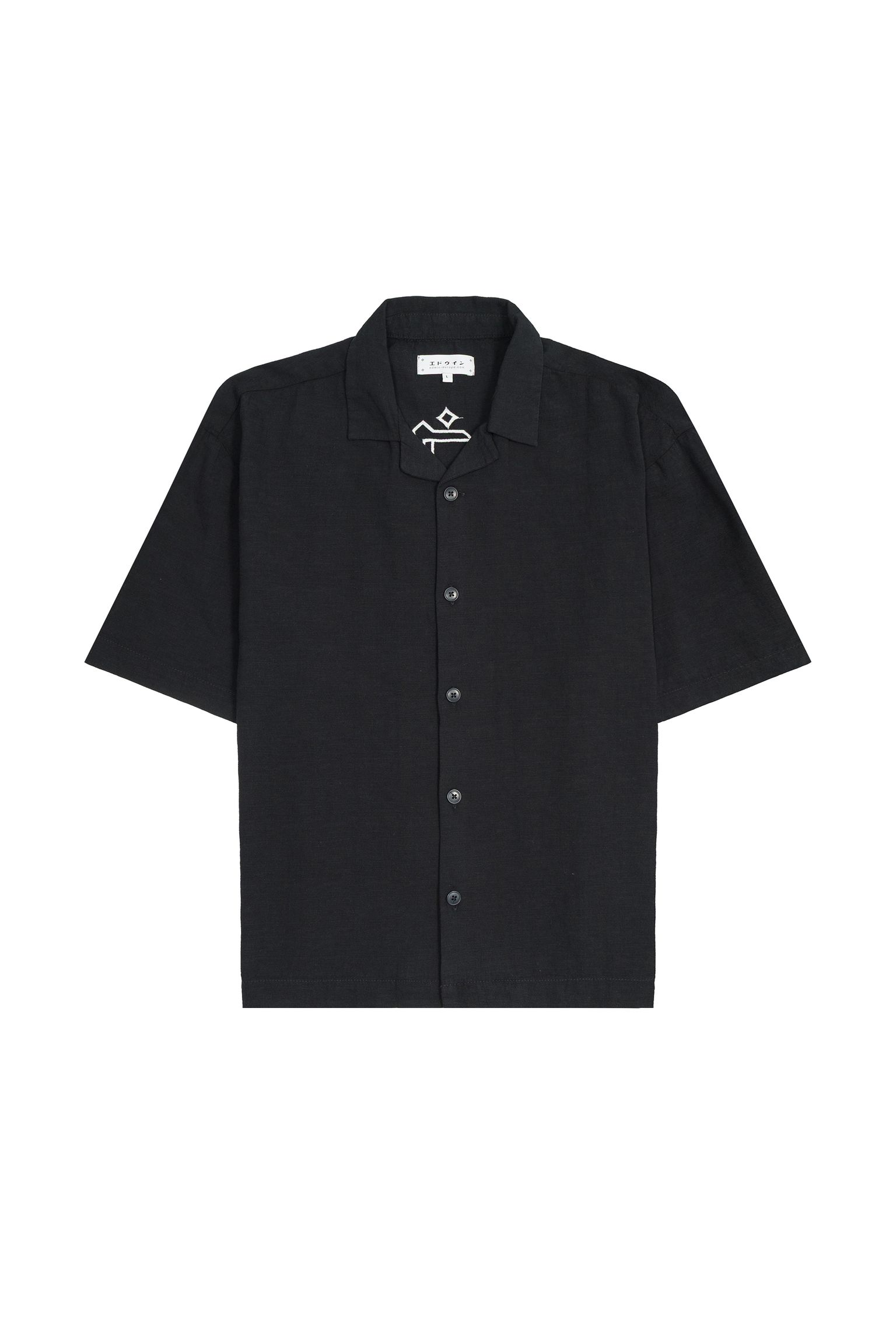 Сорочка з коротким рукавом Gothic Black garment washed купити