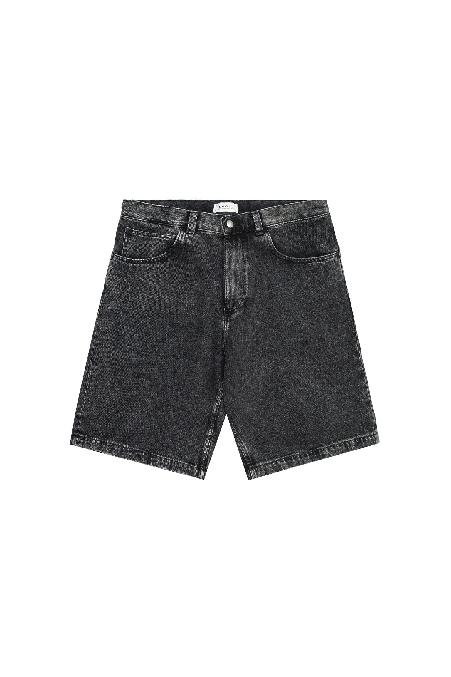 Шорты Worker Pembroke Black matt wash 13.56oz